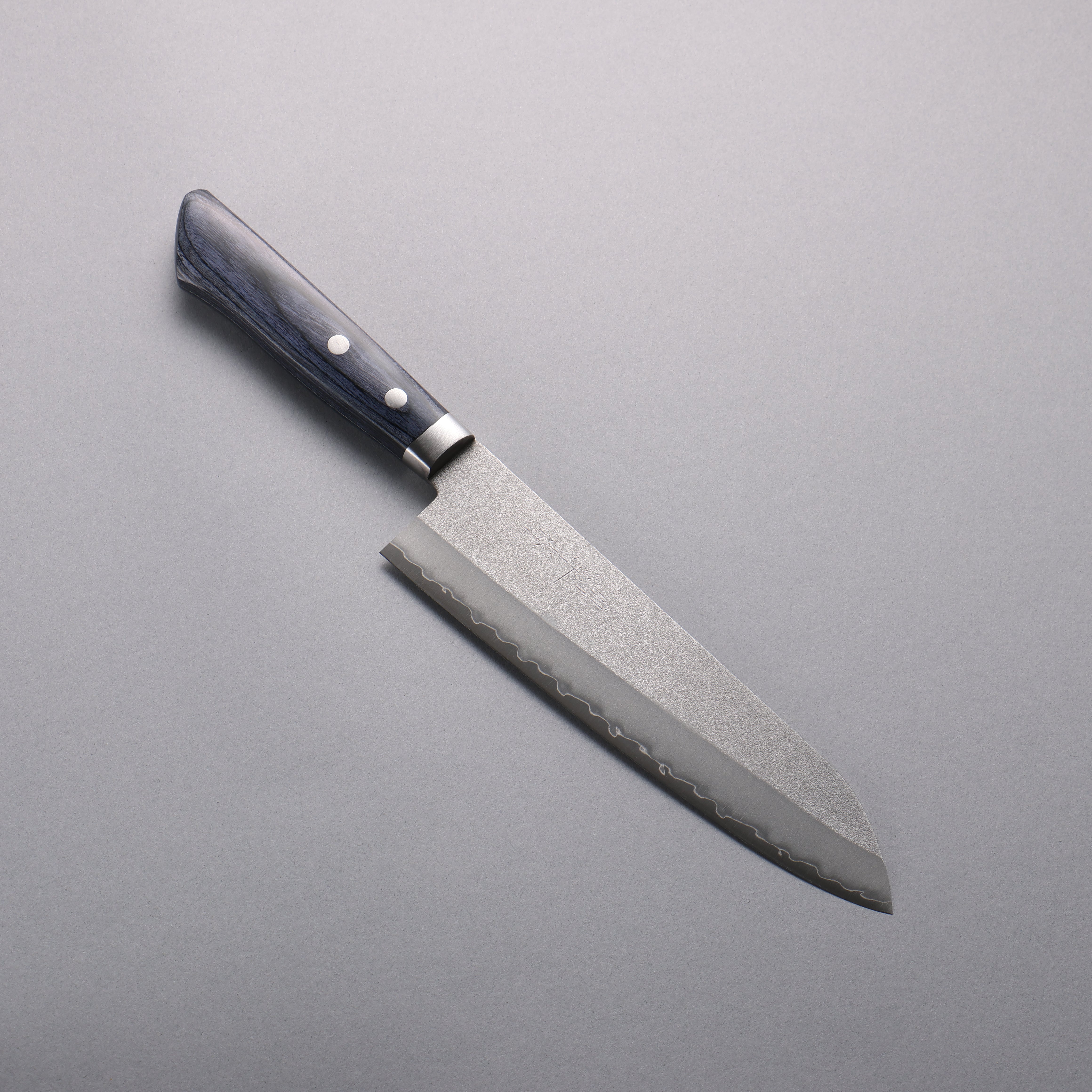 Kunihira VG1 Nashiji Gyuto 180mm Navy blue Pakka wood Handle - Japanny - Best Japanese Knife