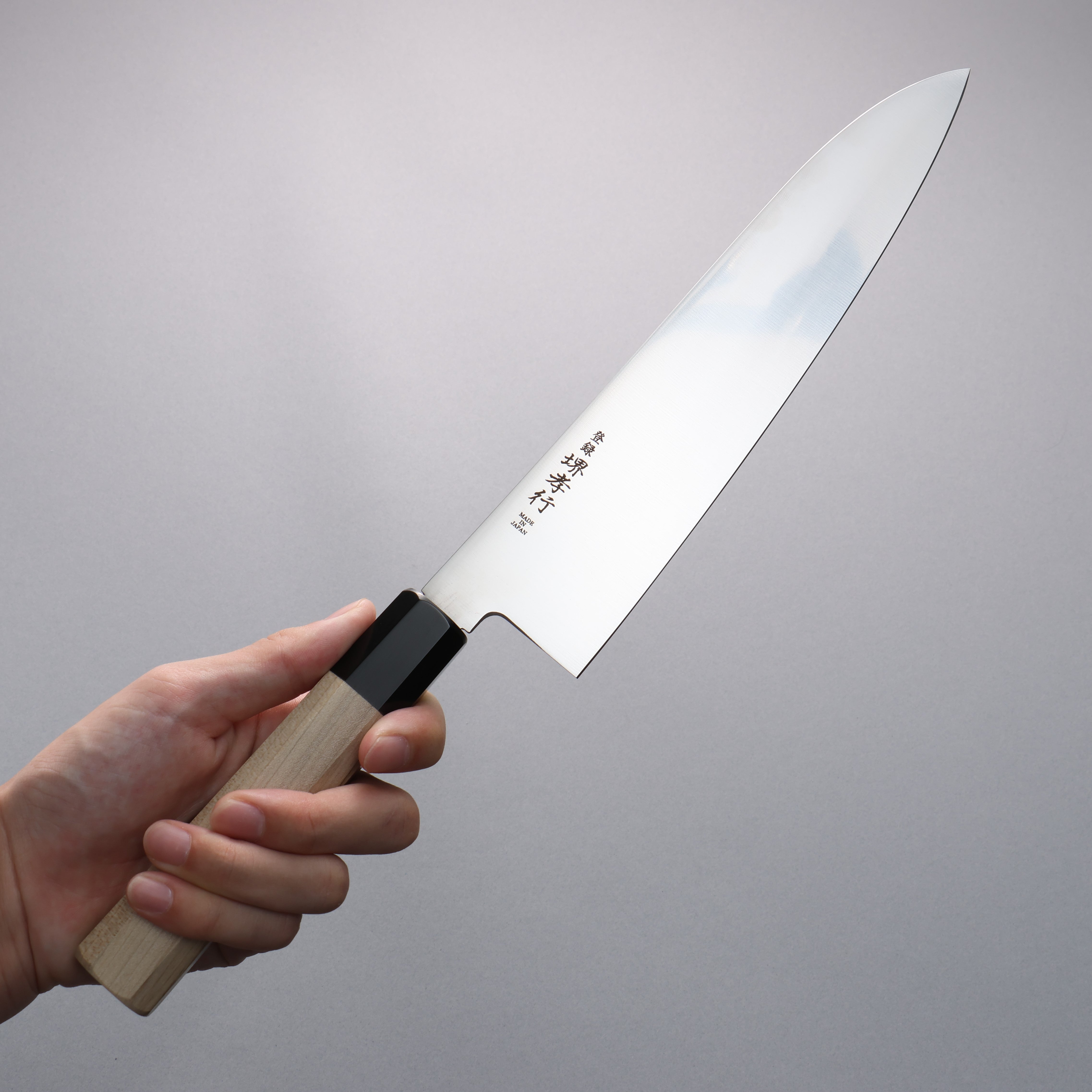 Sakai Takayuki Grand Chef Grand Chef Swedish Steel-stn Gyuto 240mm Magnolia Handle - Japanny - Best Japanese Knife
