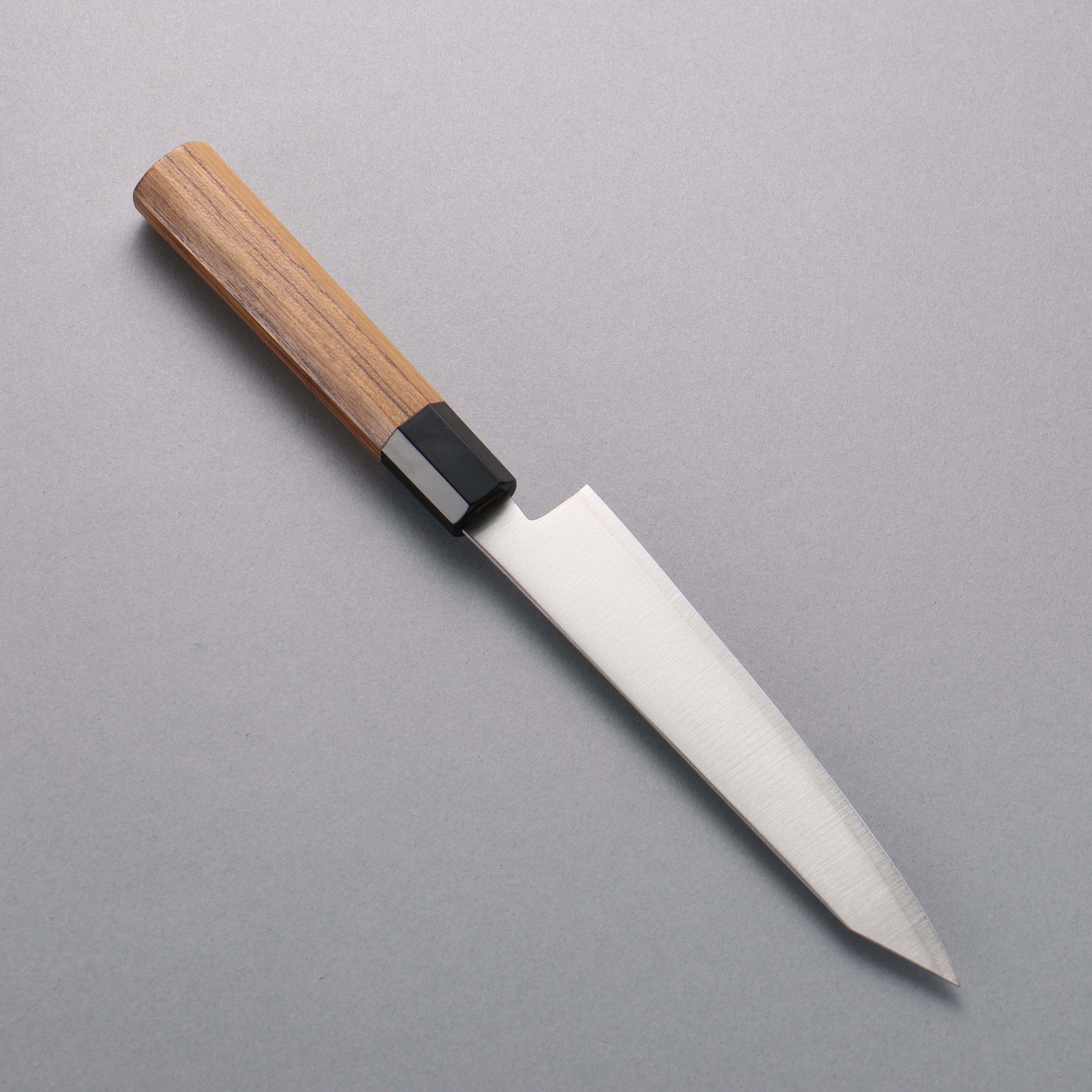 Seisuke SG2 Kiritsuke Petty-Utility 150mm Teak (ferrule: Black Water Buffalo Horn) Handle - Japanny - Best Japanese Knife