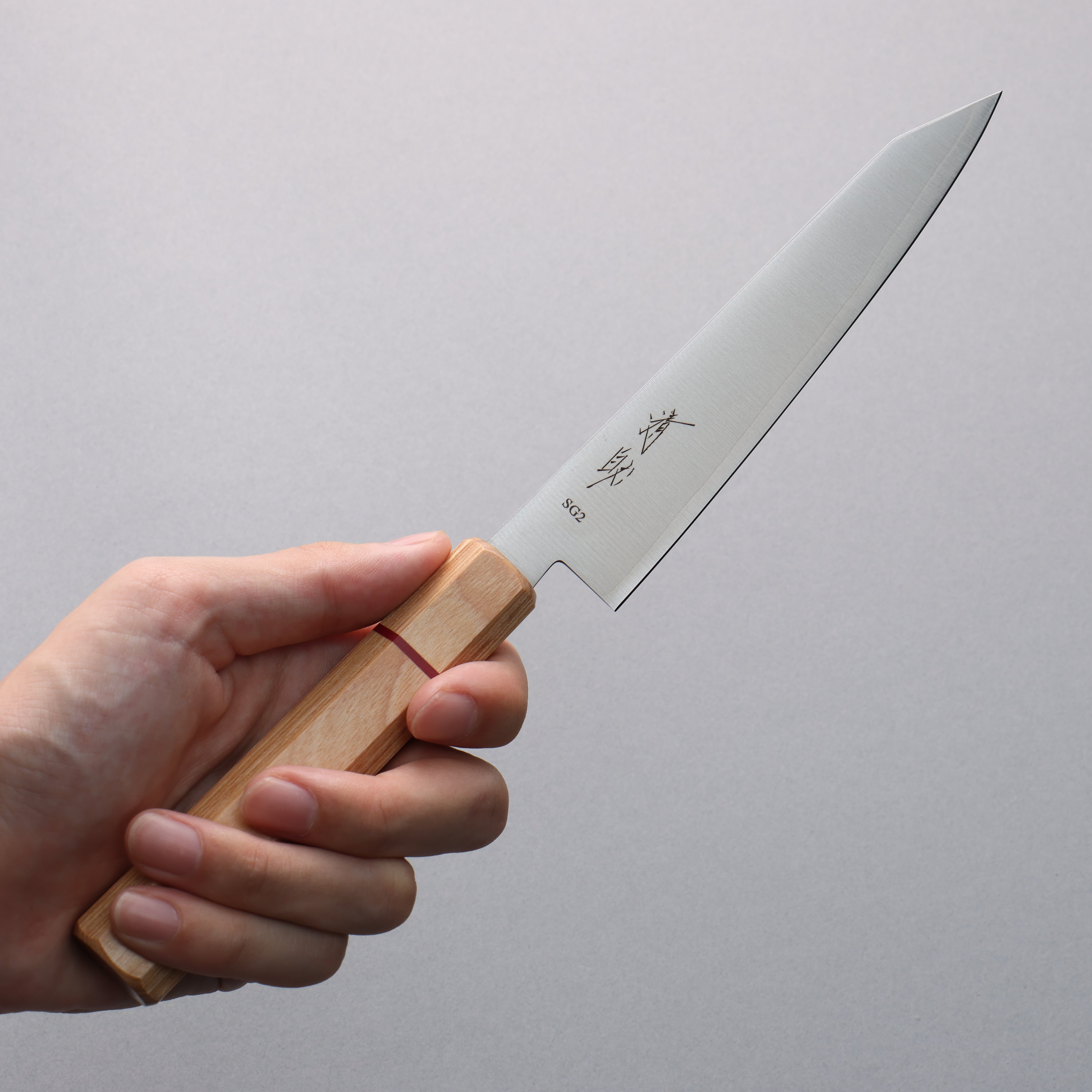 Seisuke SG2 Kiritsuke Petty-Utility 150mm White wood (With Red Ring) Handle - Japanny - Best Japanese Knife