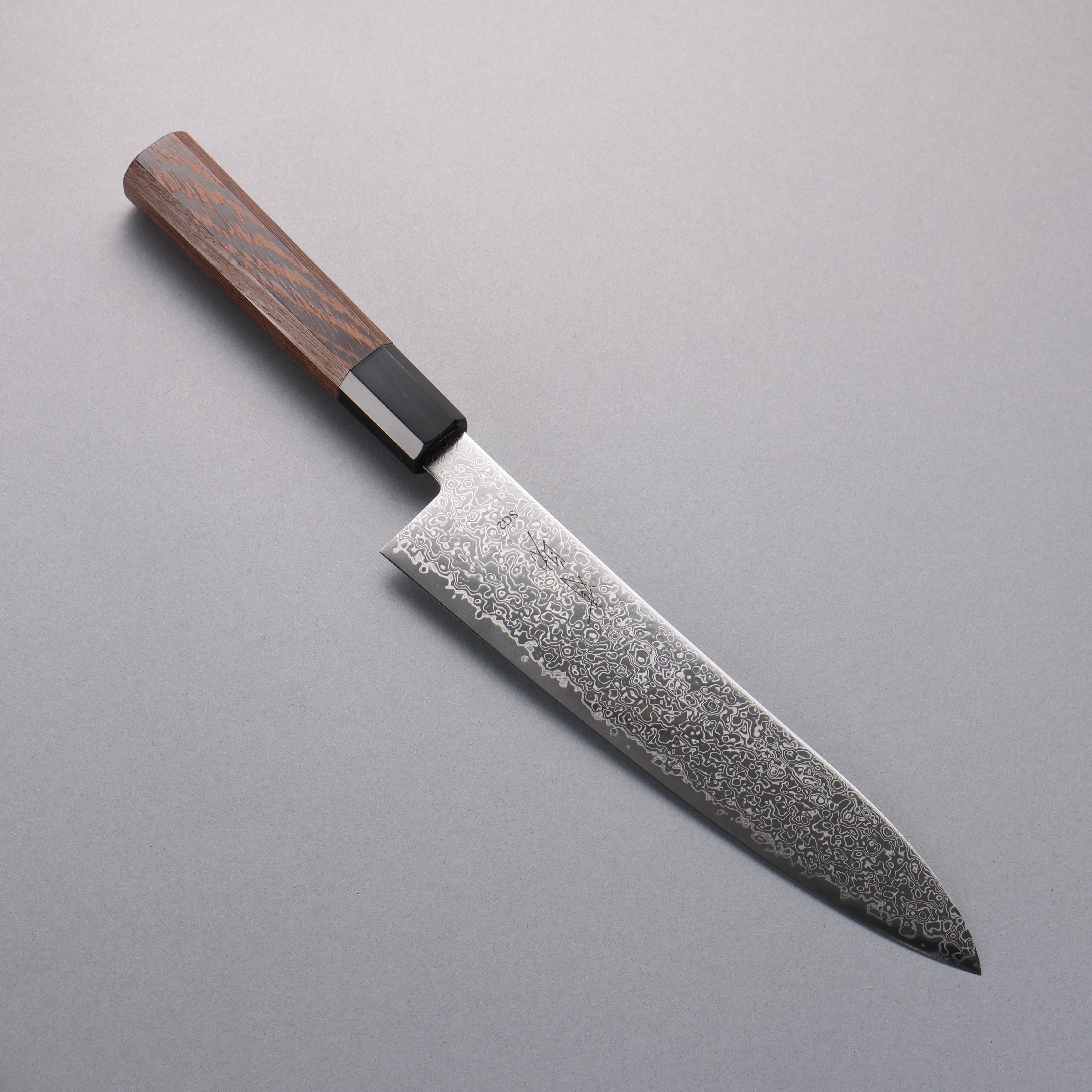 Seisuke SG2 Damascus Migaki Finished Gyuto 210mm Wenge Handle - Japanny - Best Japanese Knife