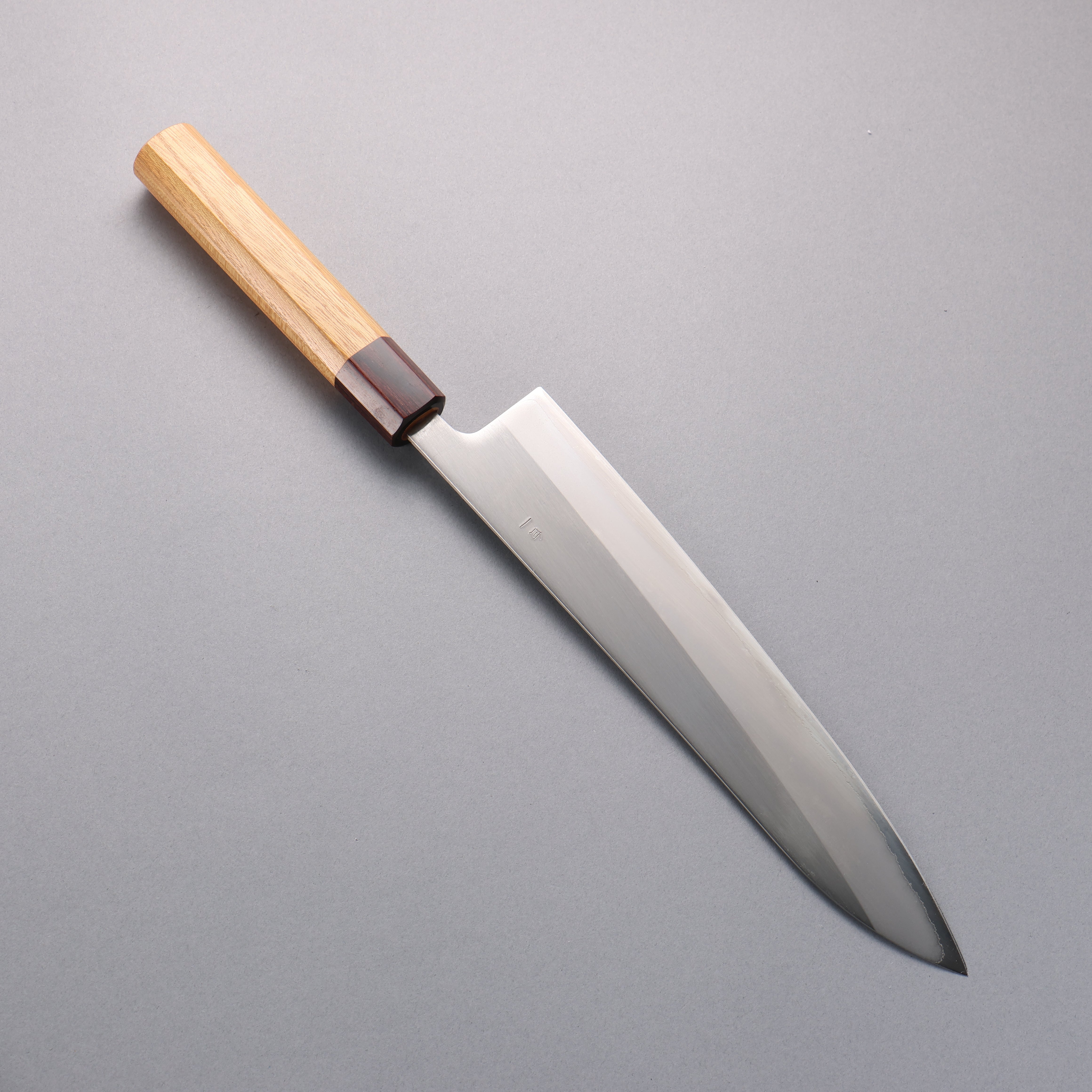 Oul White Steel No.1 Gyuto 240mm Keyaki (Japanese Elm) Handle - Japanny - Best Japanese Knife
