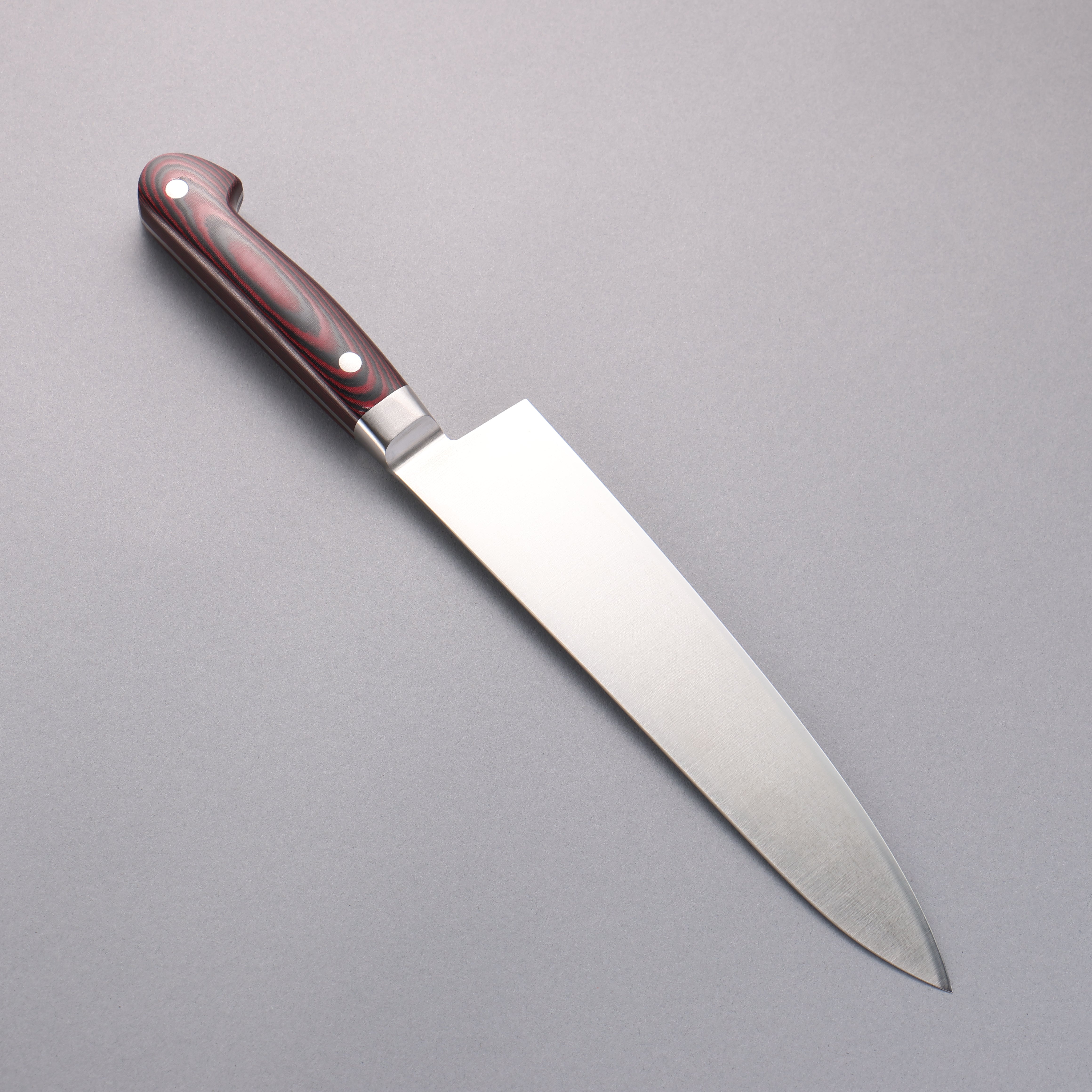 Sakai Takayuki Grand Chef Grand Chef Swedish Steel-stn Gyuto 210mm Brown Micarta Handle - Japanny - Best Japanese Knife