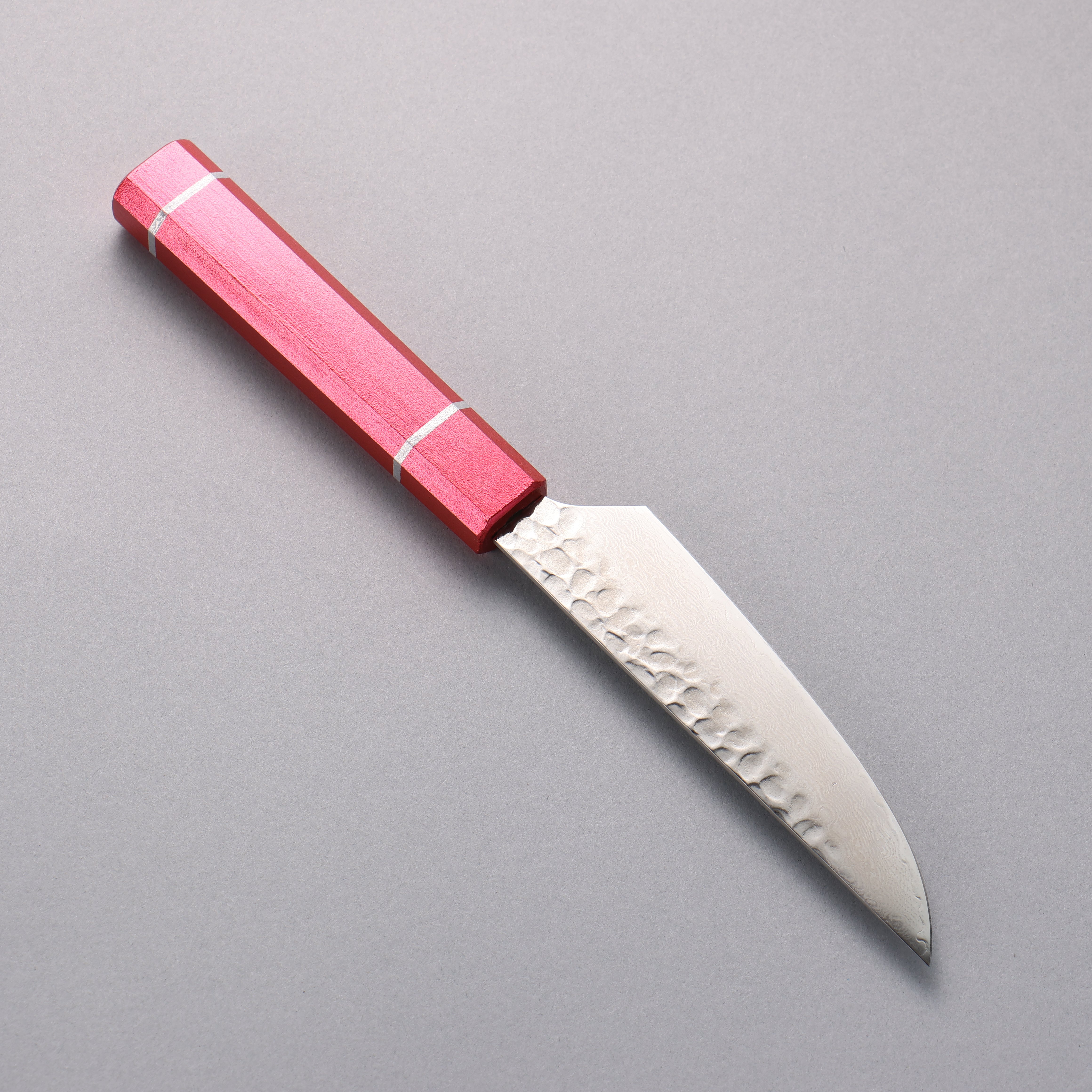 Sakai Takayuki VG10 33 Layer Damascus Steak 120mm Live oak Lacquered (Kouseki) Handle - Japanny - Best Japanese Knife