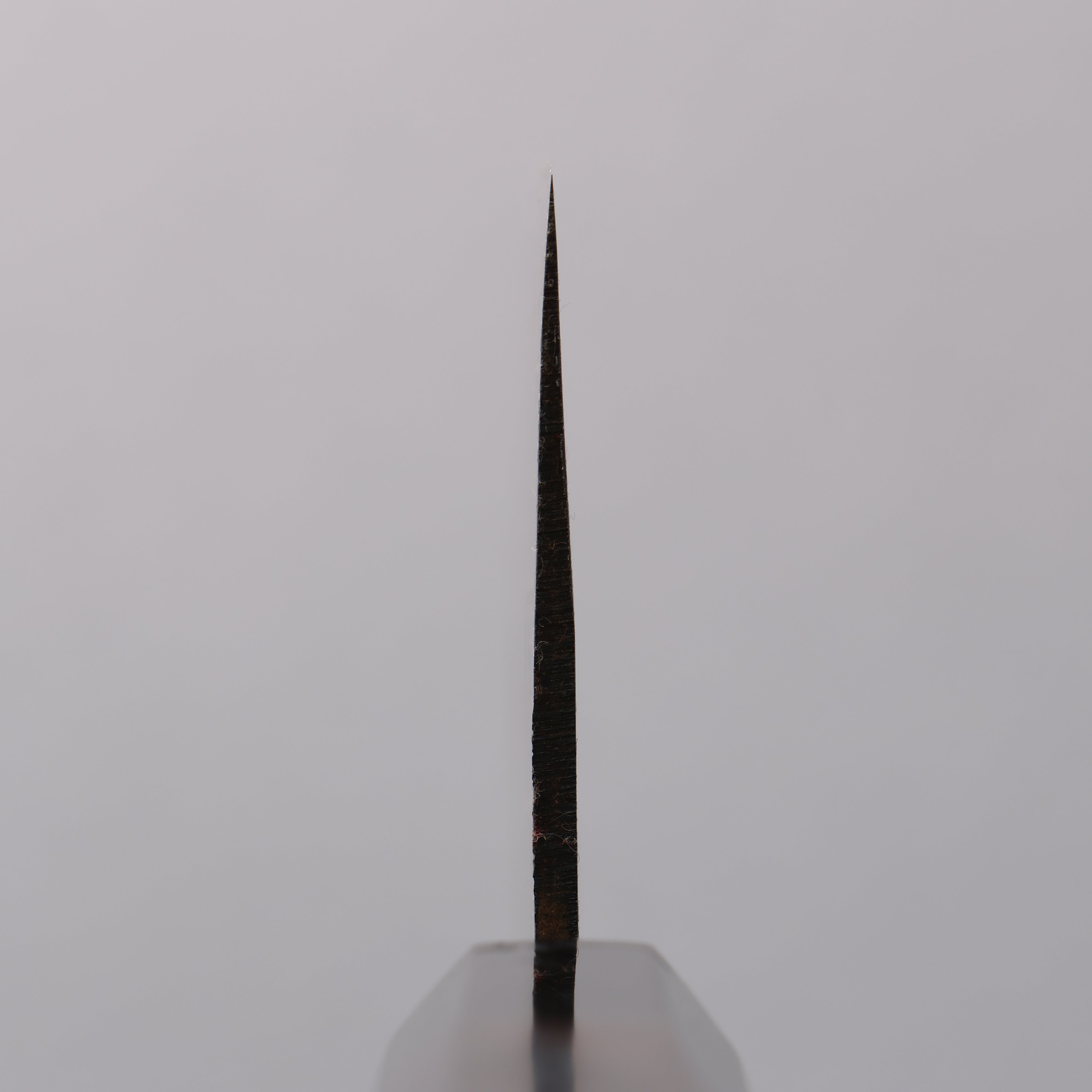 Minamoto Akitada White Steel No.2 Black Finished Nakiri 165mm Ebony Wood Handle - Japanny - Best Japanese Knife