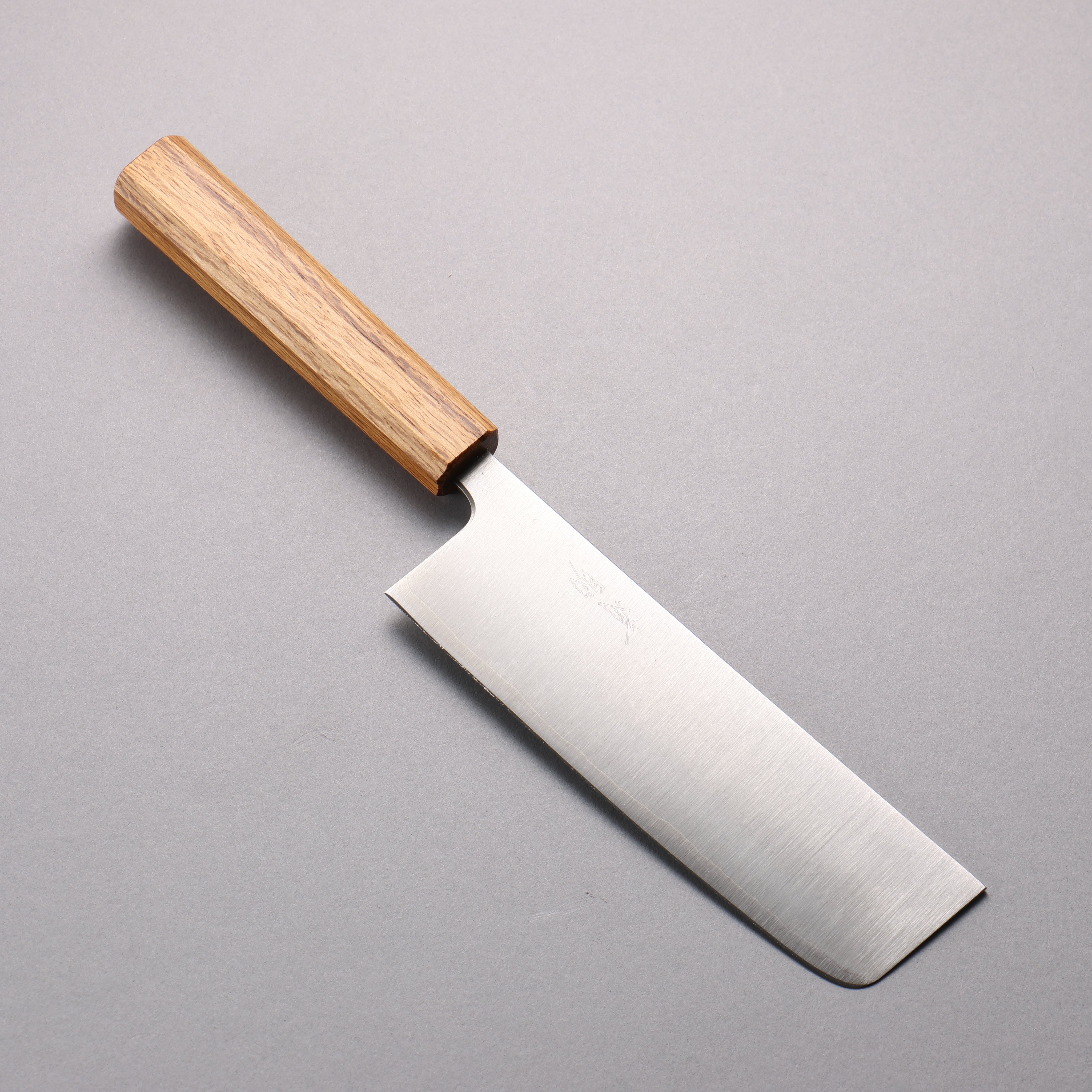 Seisuke Silver Steel No.3 Migaki Finished Nakiri 165mm White Oak Handle - Japanny - Best Japanese Knife