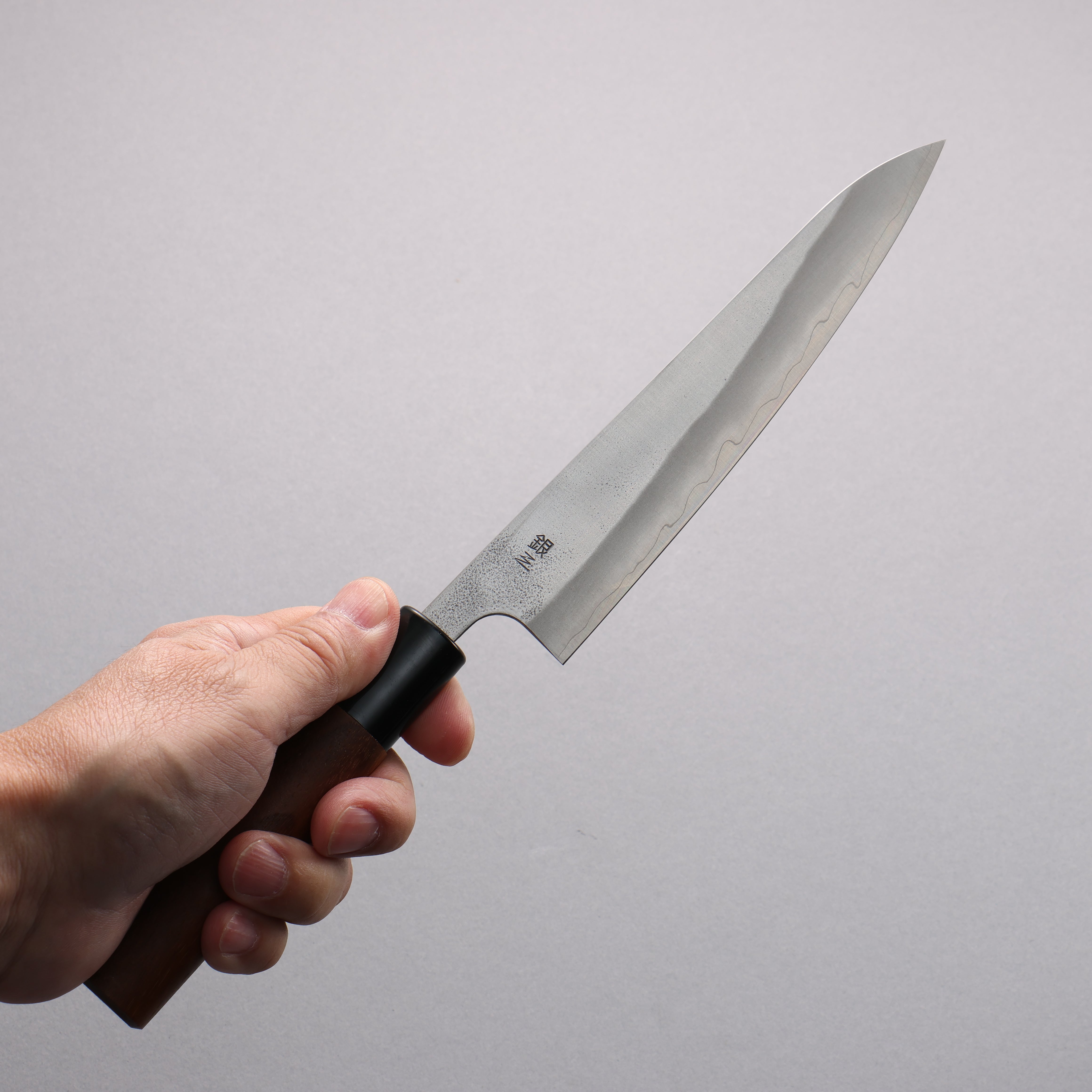 Nao Yamamoto Silver Steel No.3 Nashiji Petty-Utility 160mm Walnut Handle - Japanny - Best Japanese Knife