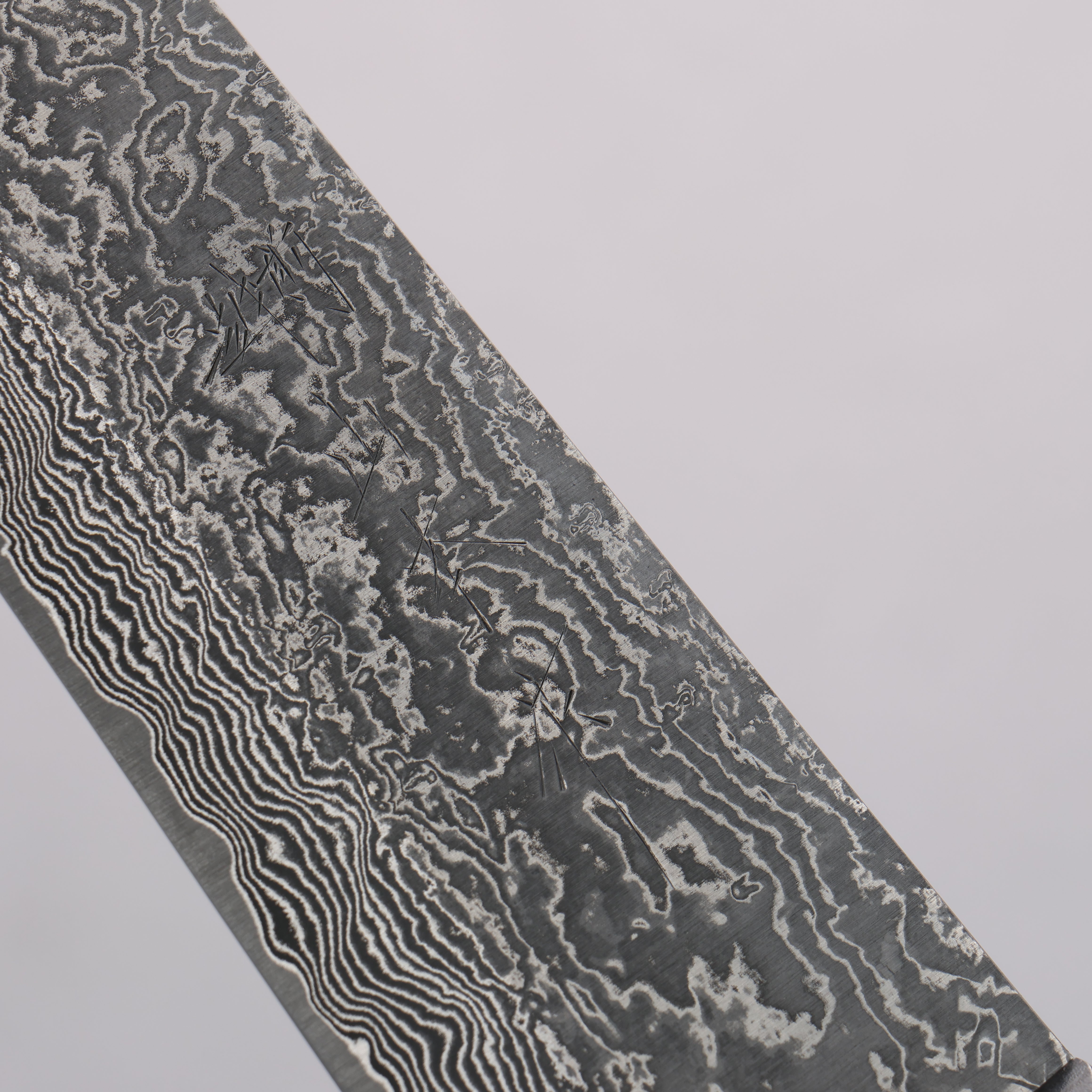 Nao Yamamoto VG10 Black Damascus Santoku 170mm Black Pakka wood Handle - Japanny - Best Japanese Knife
