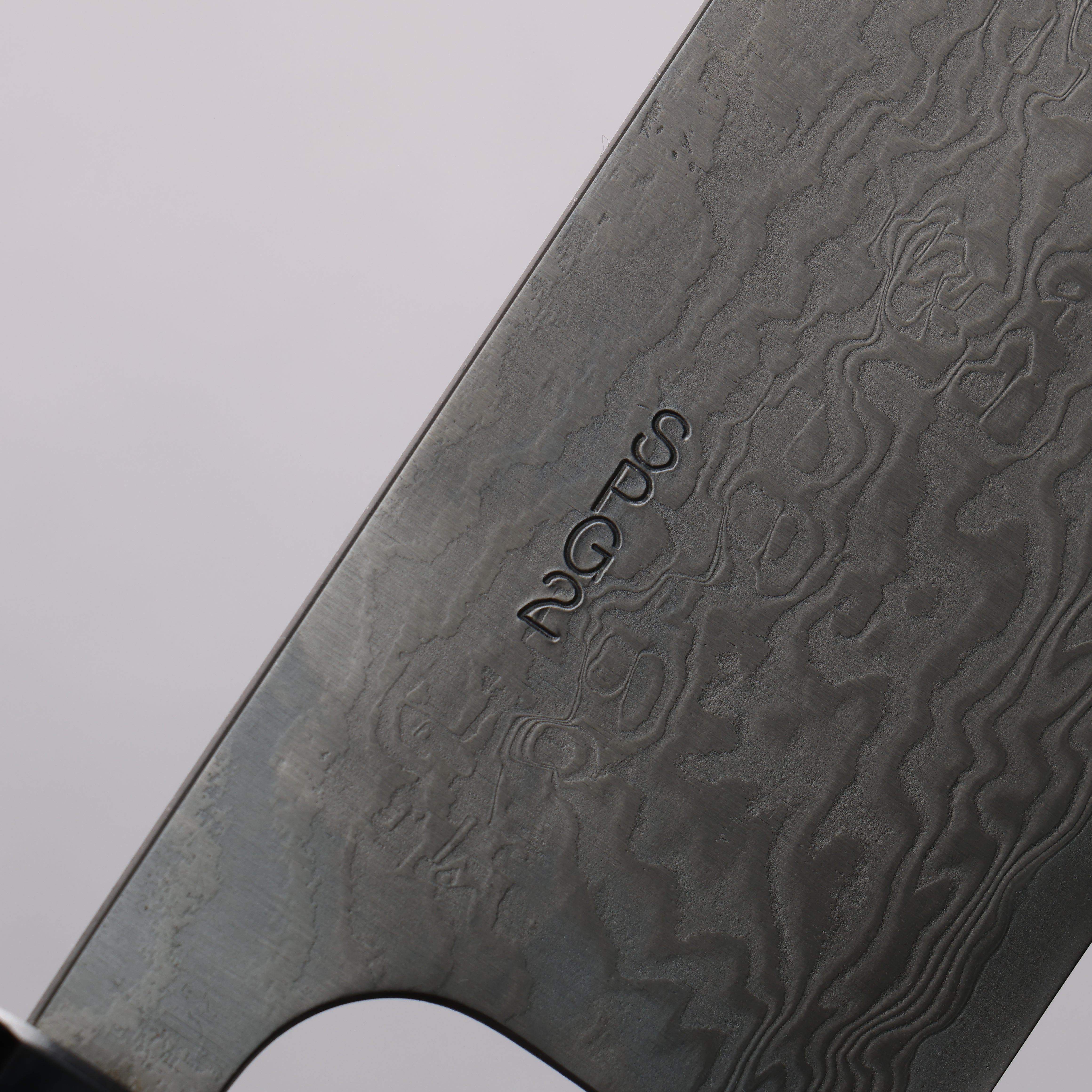 Nao Yamamoto SG2 Damascus Migaki Finished Nakiri 165mm Rosewood (Ferrule: Black Pakka Wood) Handle - Japanny - Best Japanese Knife