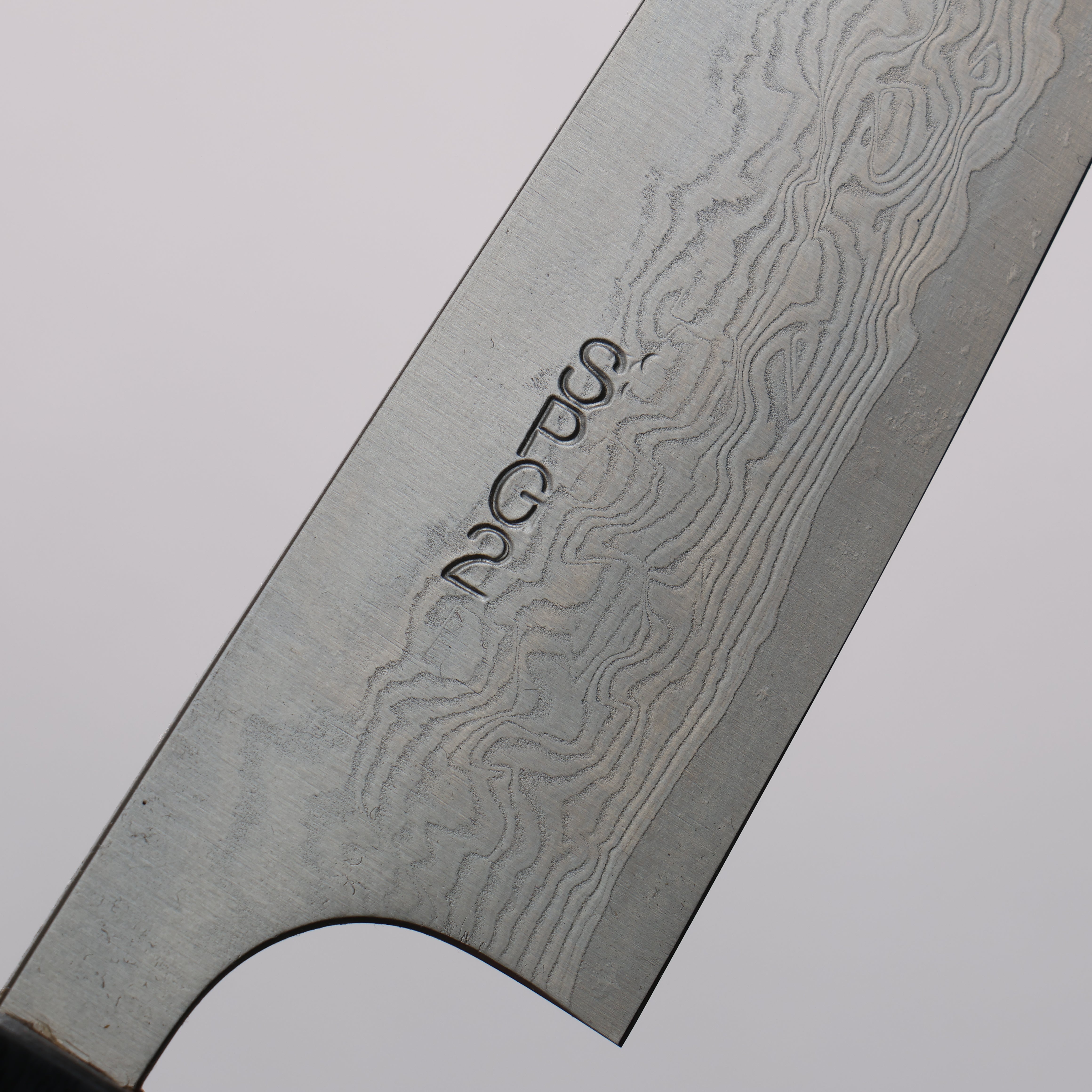 Nao Yamamoto SG2 Damascus Migaki Finished Petty-Utility 120mm Rosewood (Ferrule: Black Pakka Wood) Handle - Japanny - Best Japanese Knife