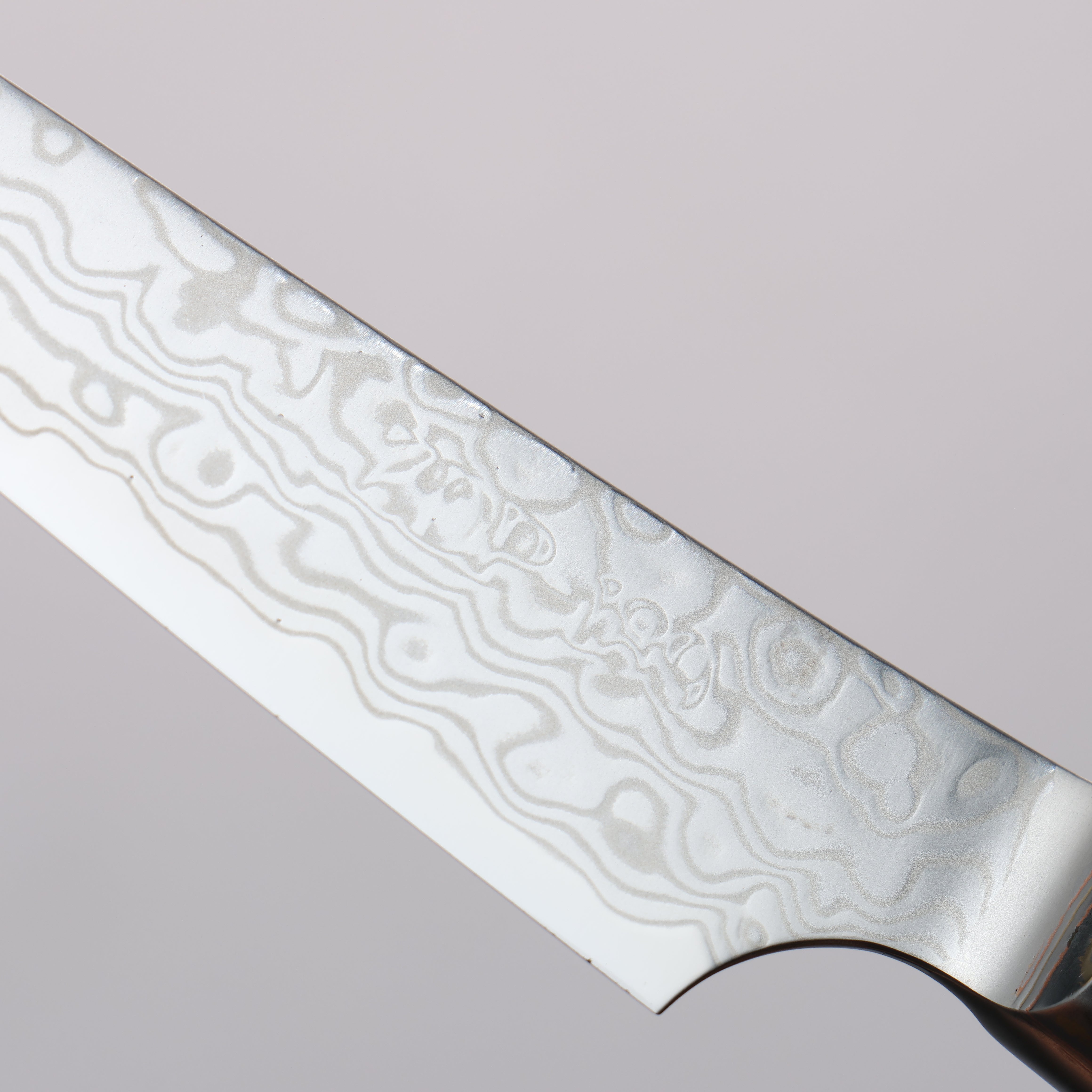 Kajin ZDP189 Damascus Migaki Finished Petty-Utility 95mm Abalone Inlay Handle - Japanny - Best Japanese Knife