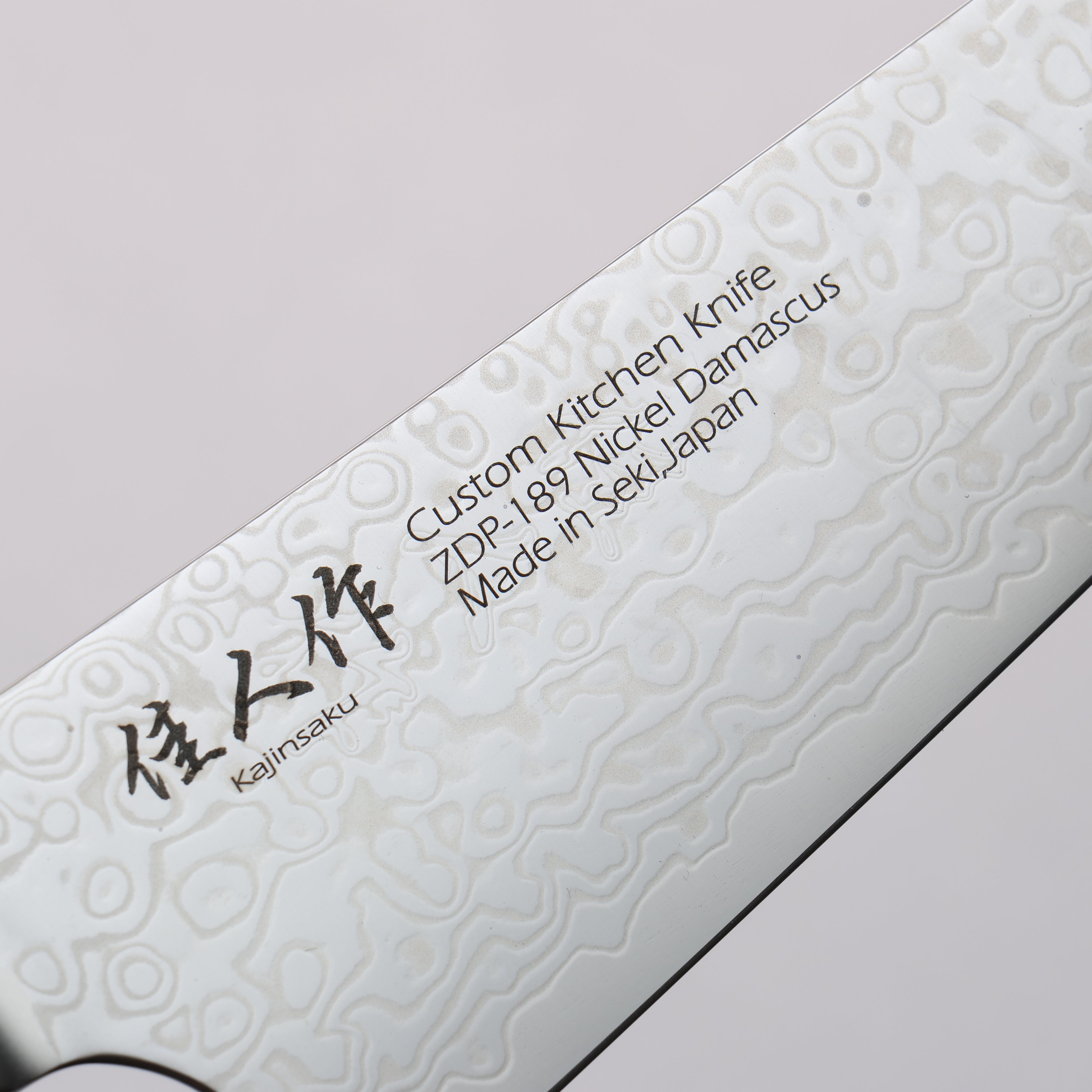 Kajin ZDP189 Damascus Migaki Finished Bunka 165mm Abalone Inlay Handle - Japanny - Best Japanese Knife