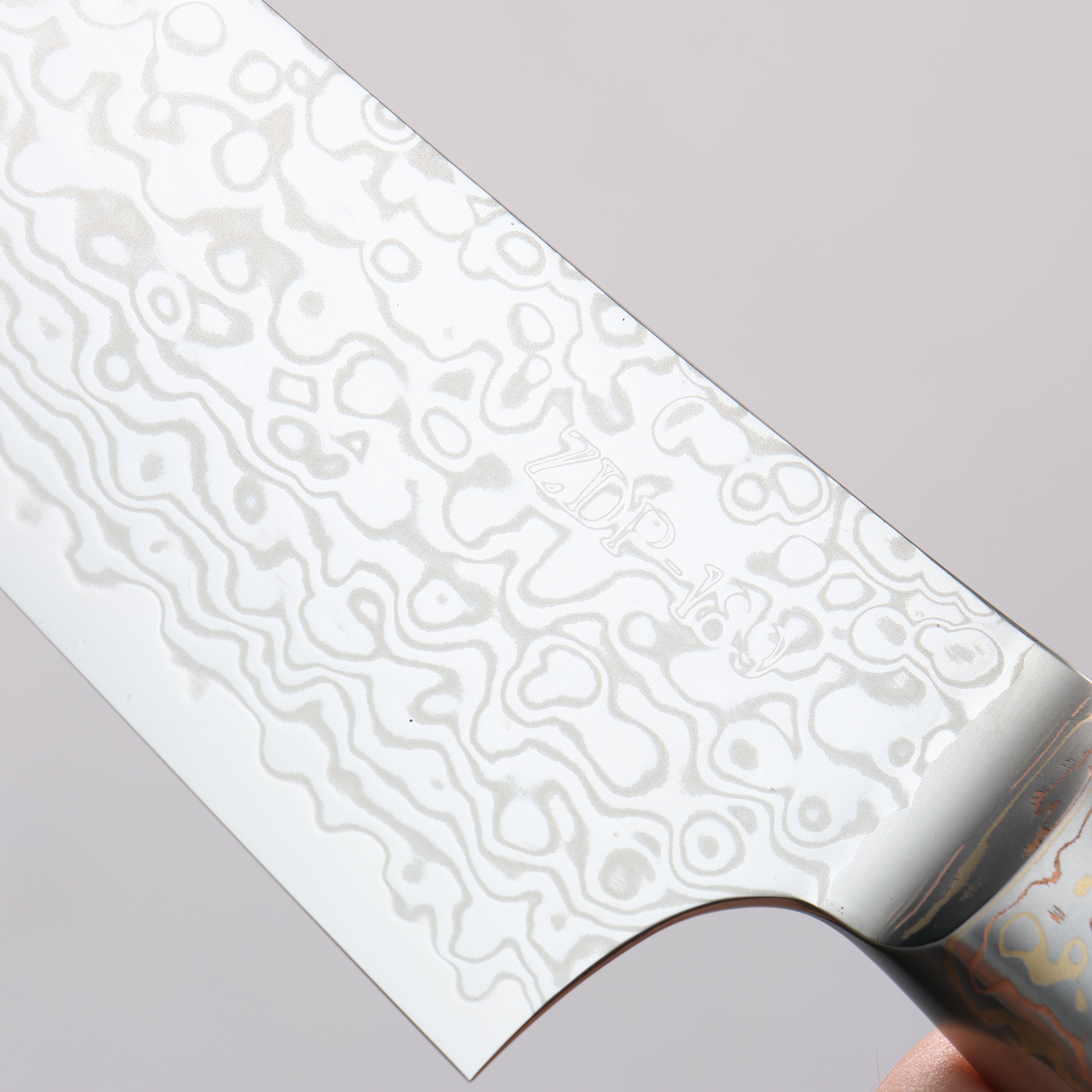 Kajin ZDP189 Damascus Migaki Finished Bunka 165mm Abalone Inlay Handle - Japanny - Best Japanese Knife