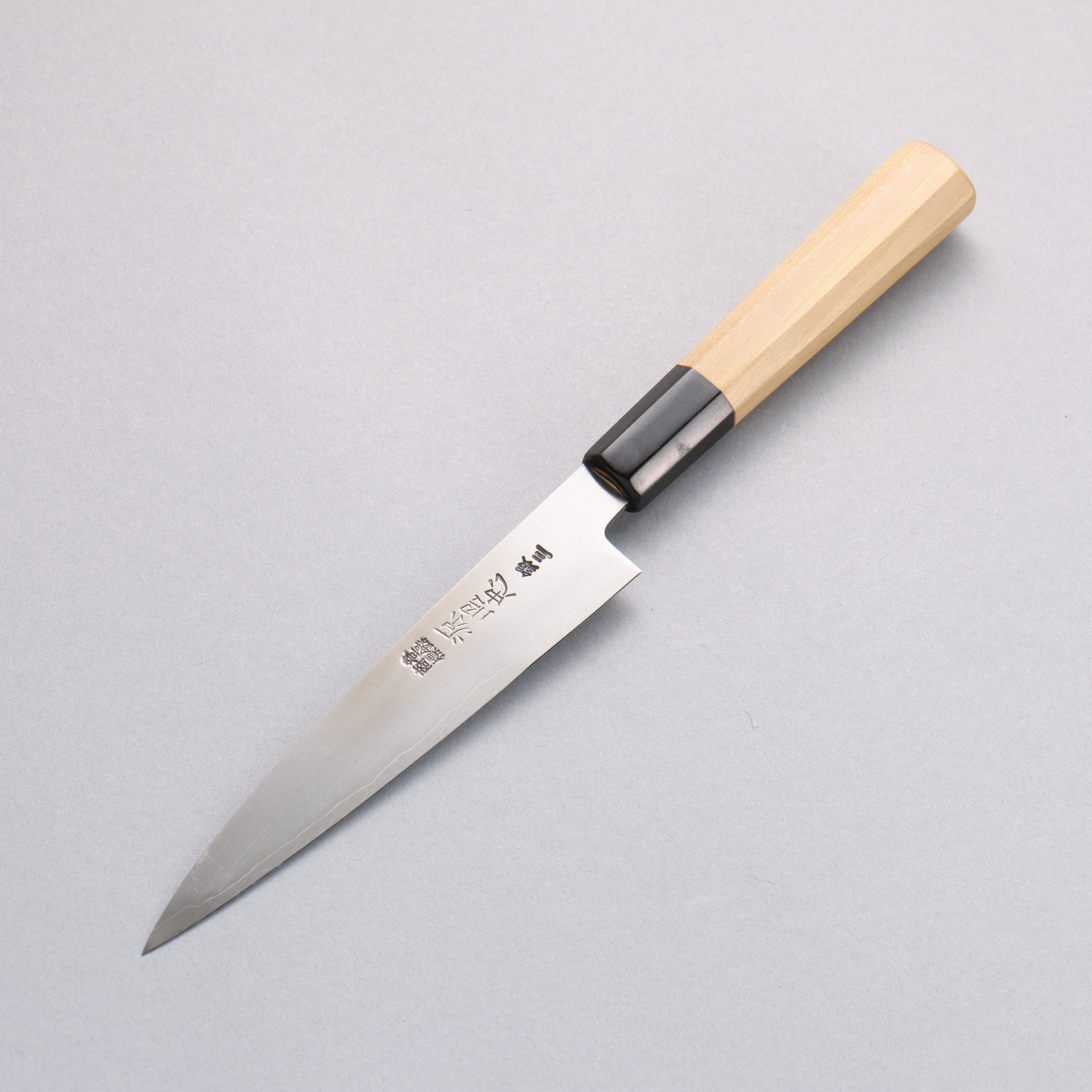 Minamoto Akitada Silver Steel No.3 Kasumitogi Petty-Utility 150mm Magnolia Handle - Japanny - Best Japanese Knife