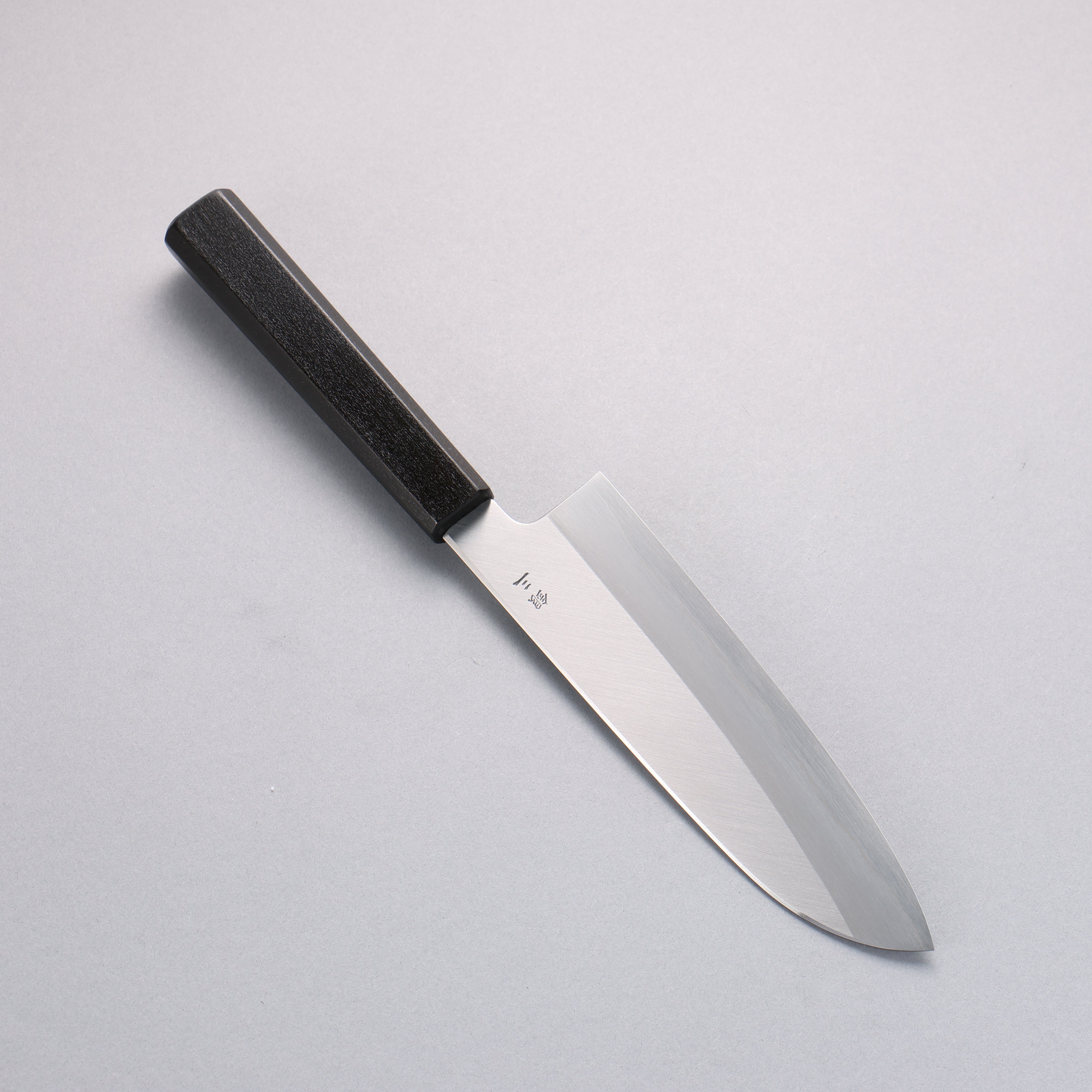 Kagekiyo Silver Steel No.3 Santoku 180mm Black Lacquered (Magnolia) Handle - Japanny - Best Japanese Knife