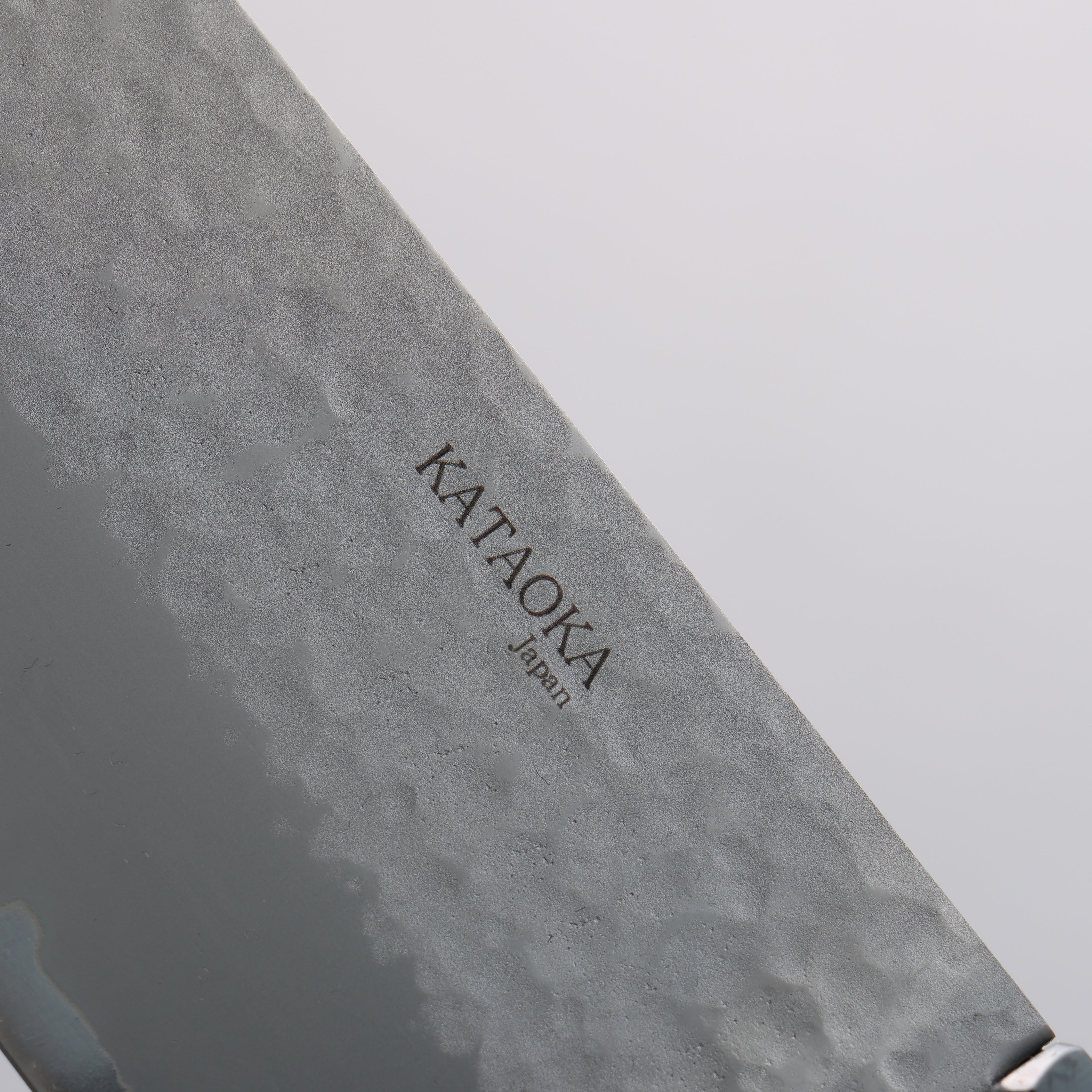 Sakai Takayuki VG5 Hammered Santoku 165mm Magnolia (Ferrule: Black Plastic) Handle Kataoka - Japanny - Best Japanese Knife