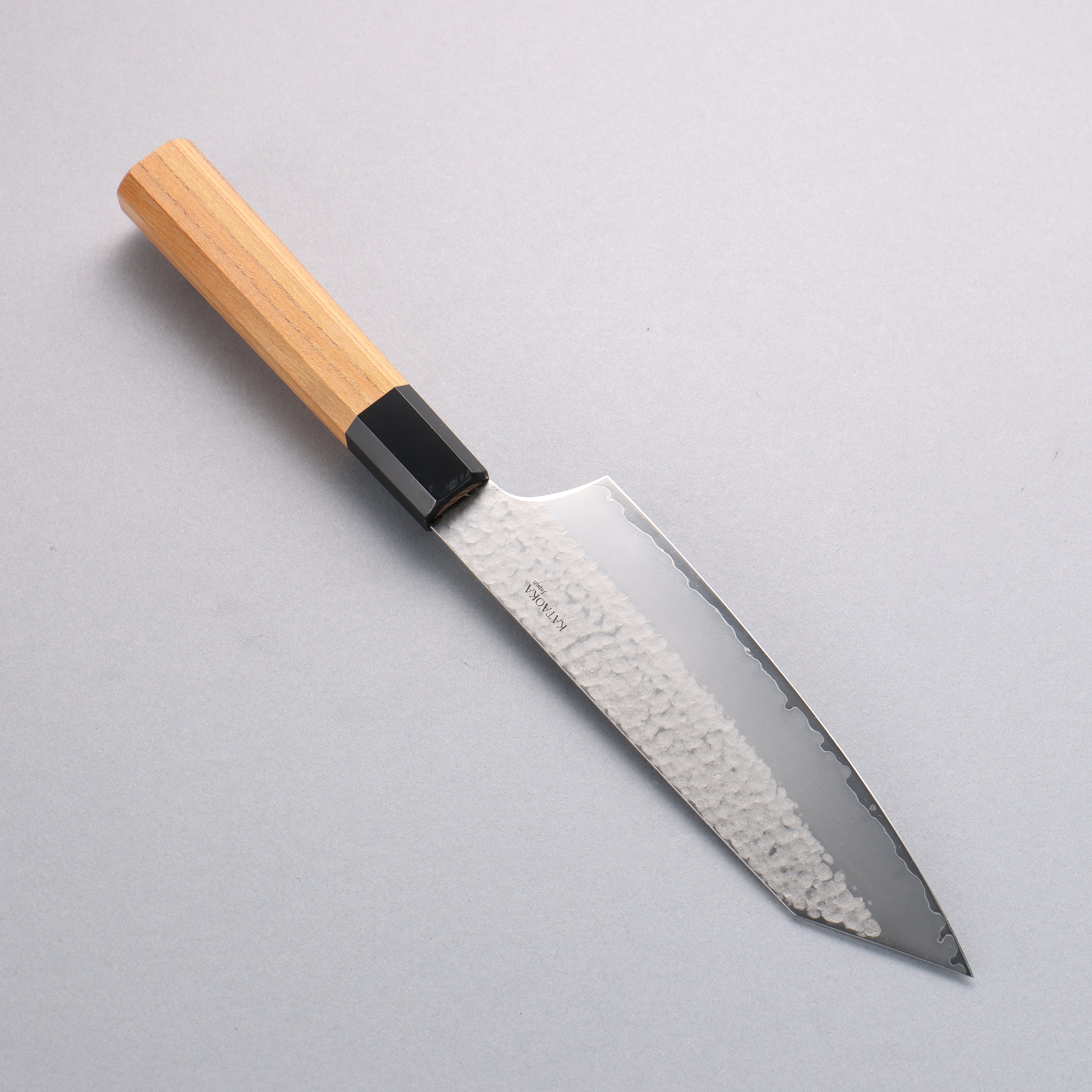 Sakai Takayuki VG5 Hammered Bunka 170mm Magnolia (Ferrule: Black Plastic) Handle Kataoka - Japanny - Best Japanese Knife