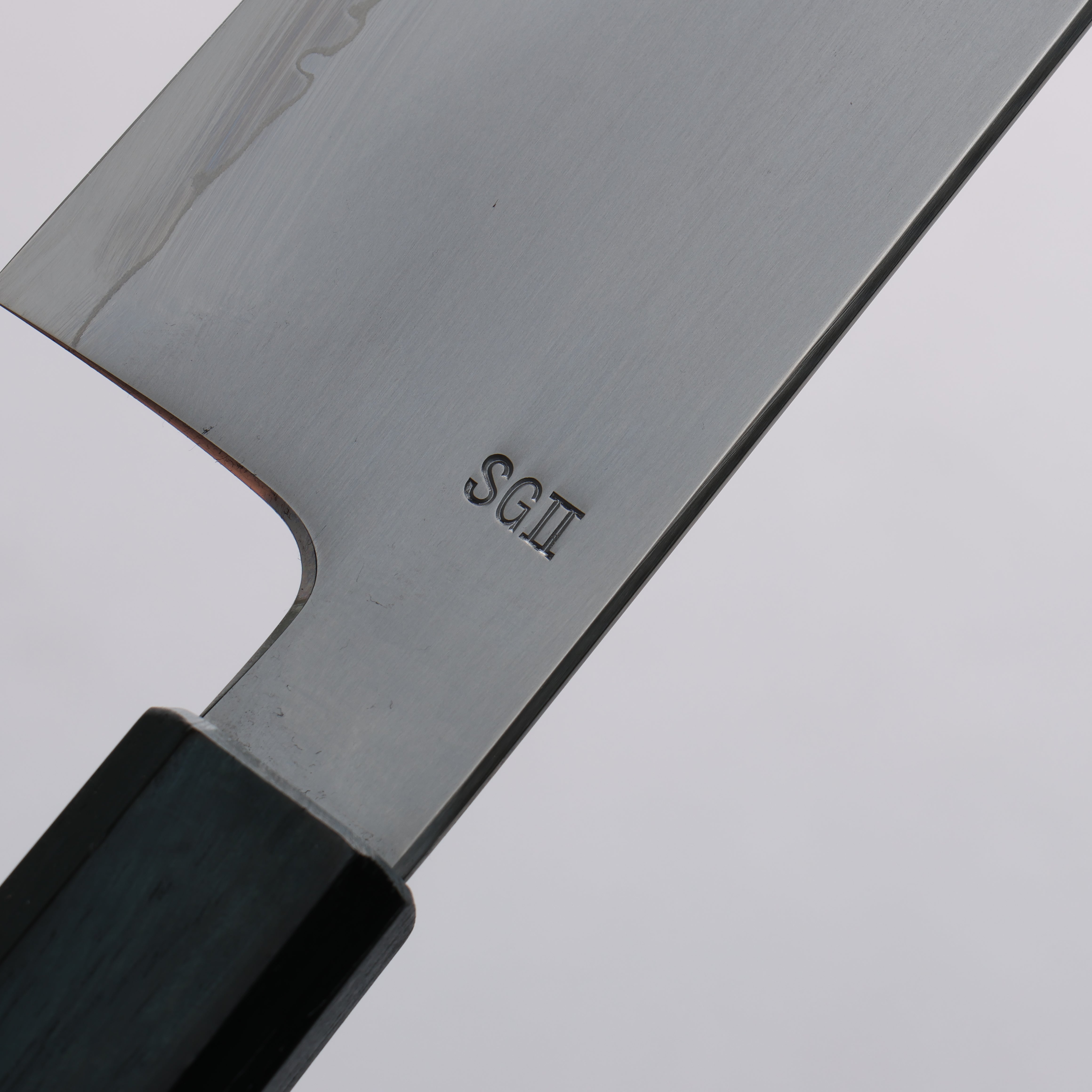 Naohito Myojin SG2 Kasumitogi Gyuto 240mm Oak (Indigo Dyed) Handle - Japanny - Best Japanese Knife