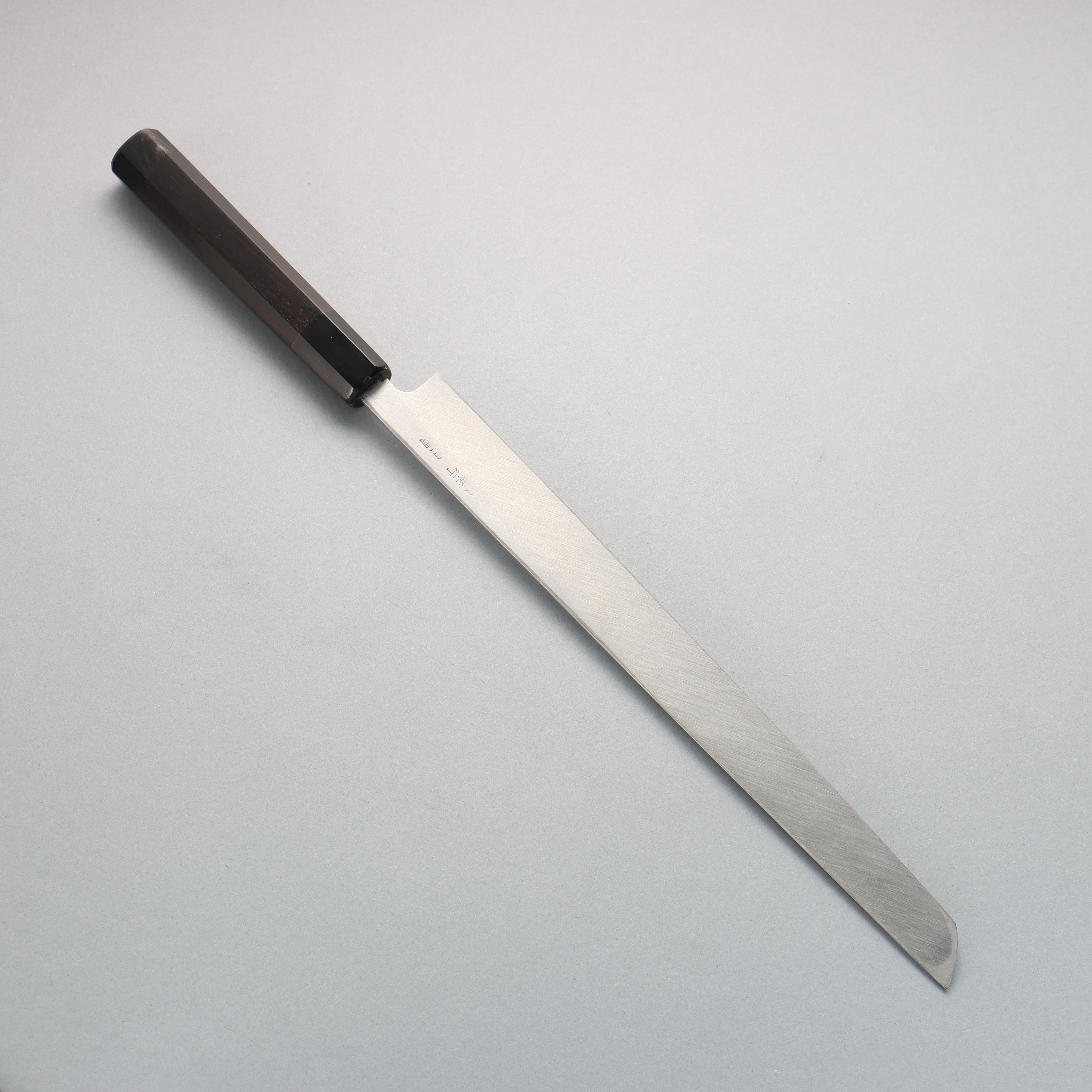 Sakai Takayuki Byakko White Steel No.1 Sakimaru Takohiki 300mm Ebony Wood Handle with Sheath - Japanny - Best Japanese Knife