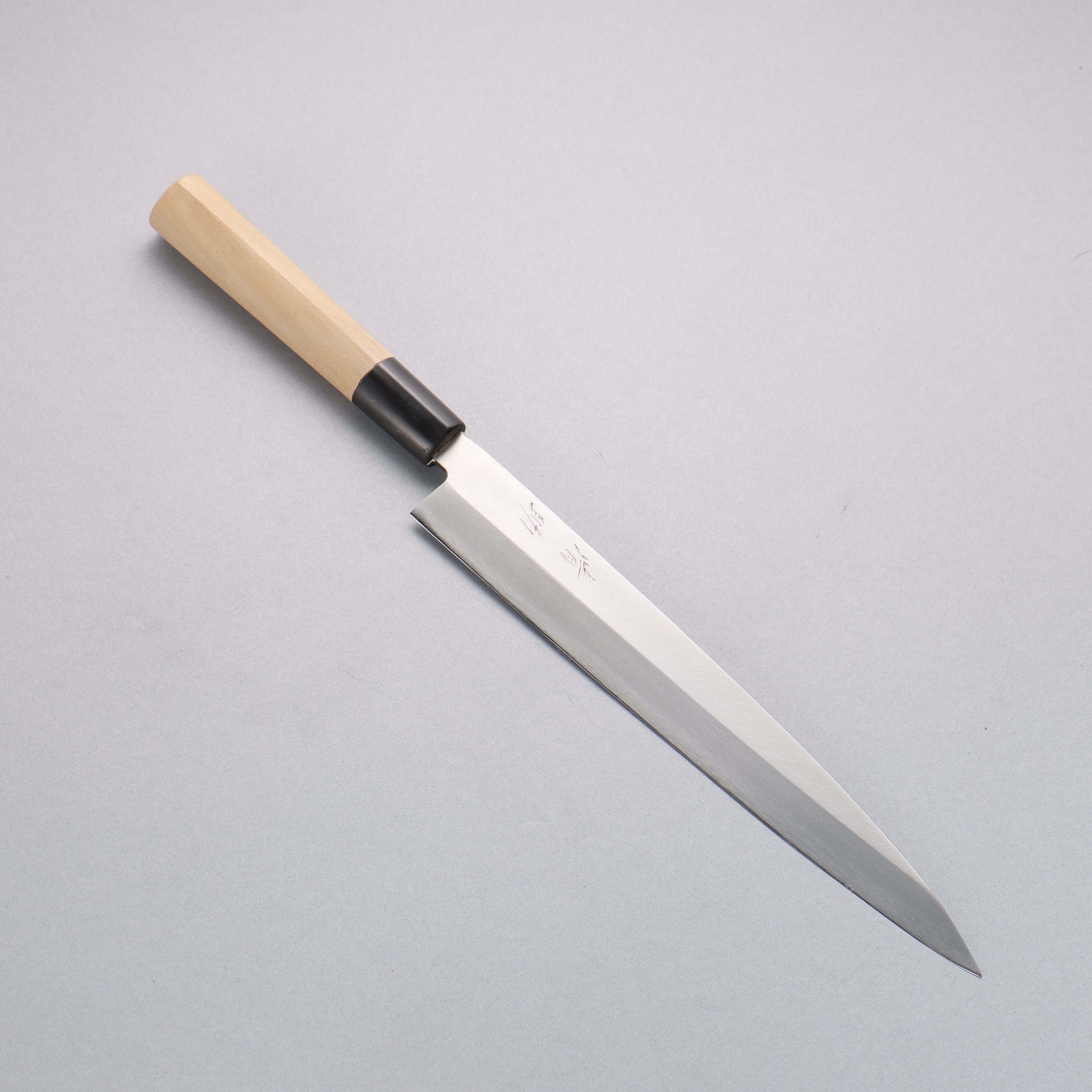 Seisuke Molybdenum Kasumitogi Yanagiba Magnolia Handle - Japanny - Best Japanese Knife