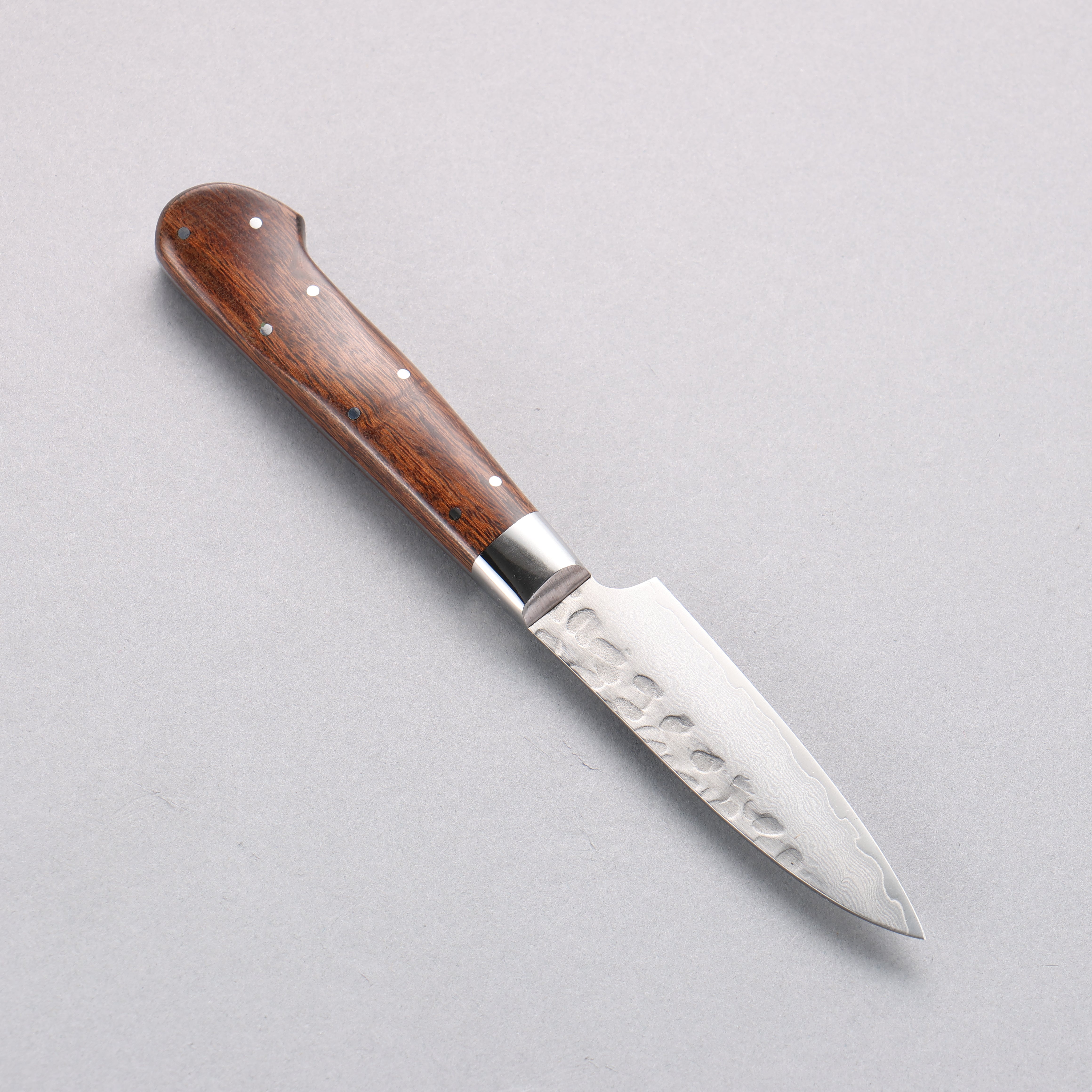 Sakai Takayuki VG10 33 Layer Damascus Petty-Utility 80mm Desert Ironwood(Sugihara model) Handle - Japanny - Best Japanese Knife