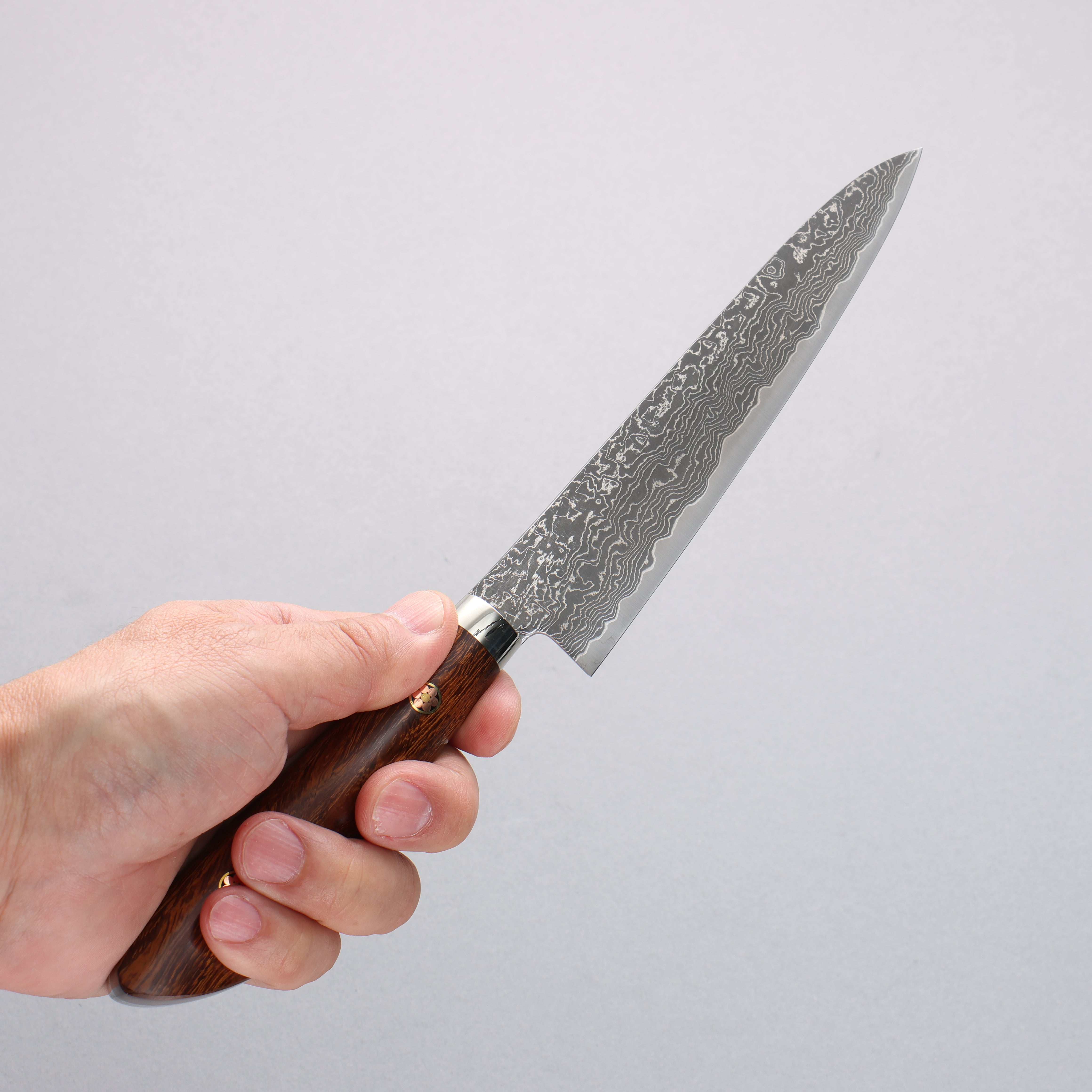 Shigeki Tanaka (No engraving) SG2 Damascus Petty-Utility 150mm Ironwood Handle - Japanny - Best Japanese Knife