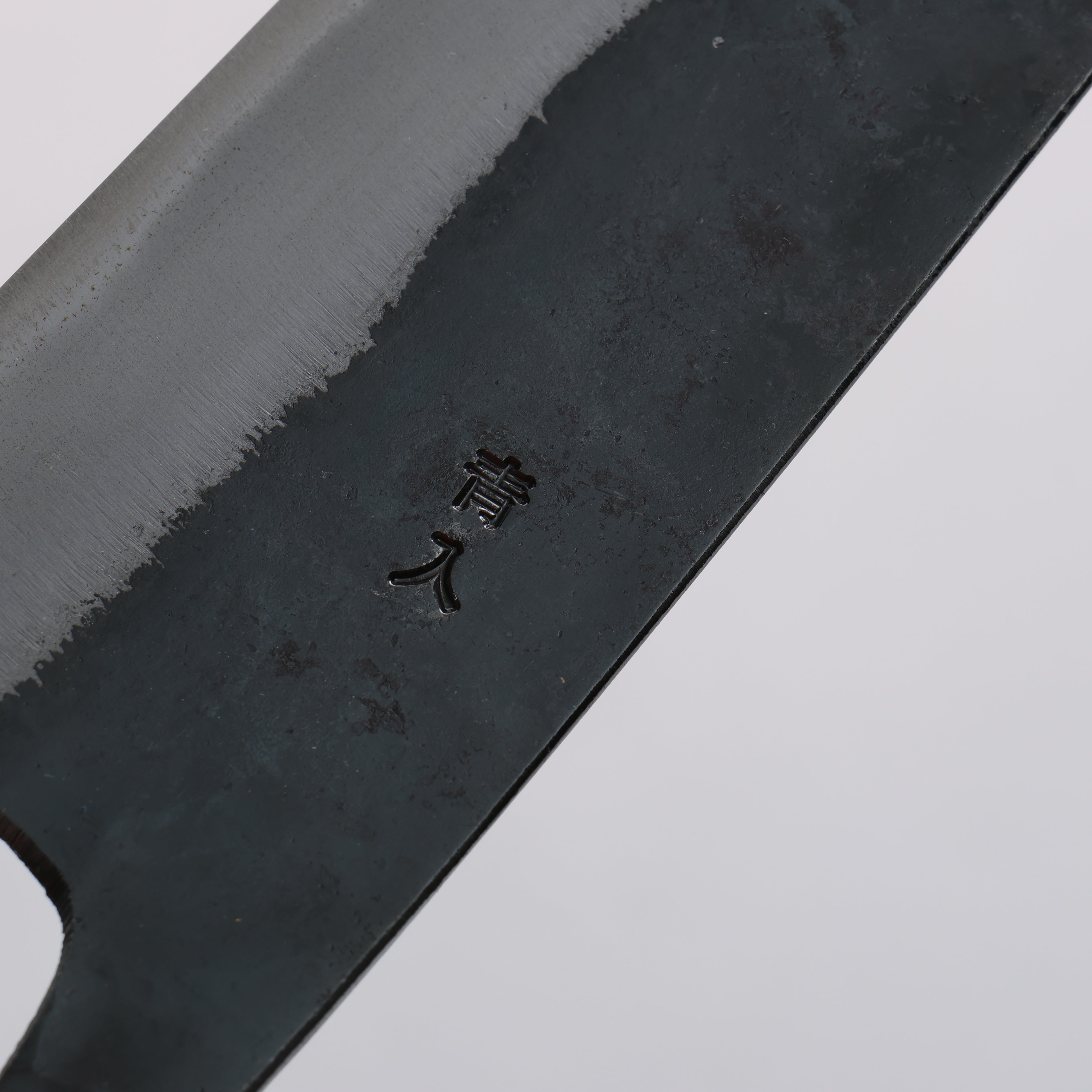 Oul Blue Steel No.2 Black Finished Bunka 170mm Oak Handle - Japanny - Best Japanese Knife