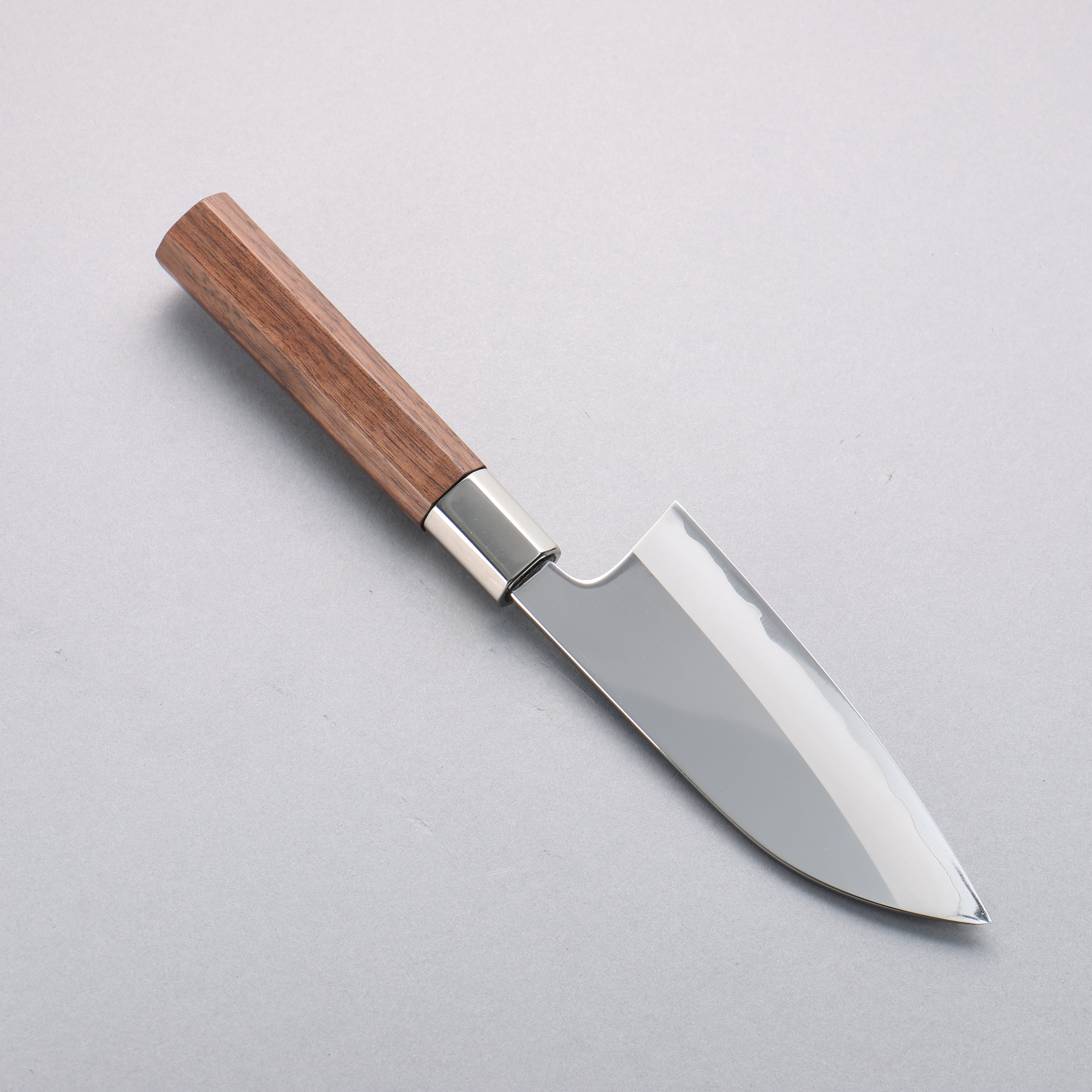 Kurotori Silver Steel No.3 Migaki Finished Deba 135mm Walnut Handle - Japanny - Best Japanese Knife