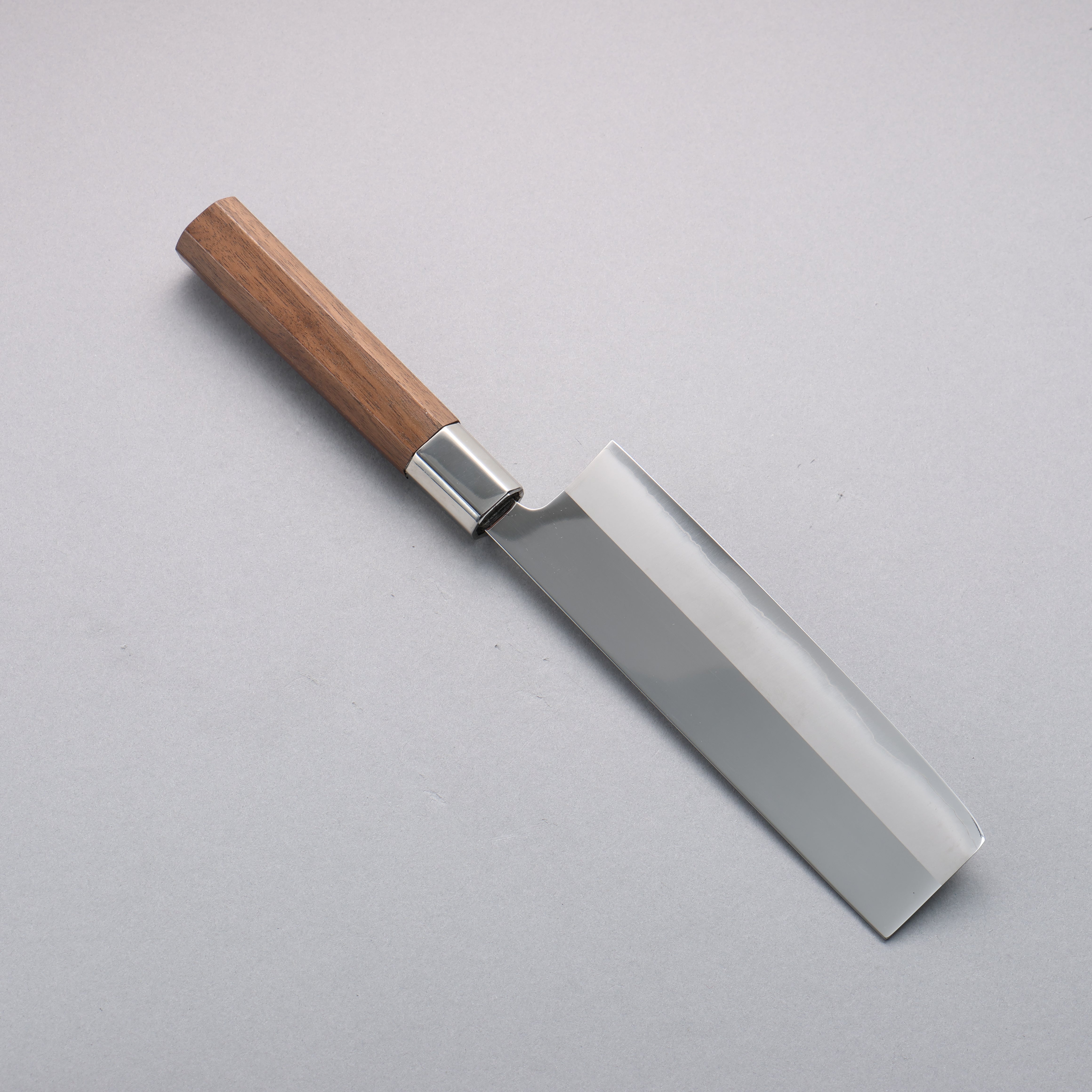 Kurotori Silver Steel No.3 Migaki Finished Nakiri 165mm Walnut Handle - Japanny - Best Japanese Knife