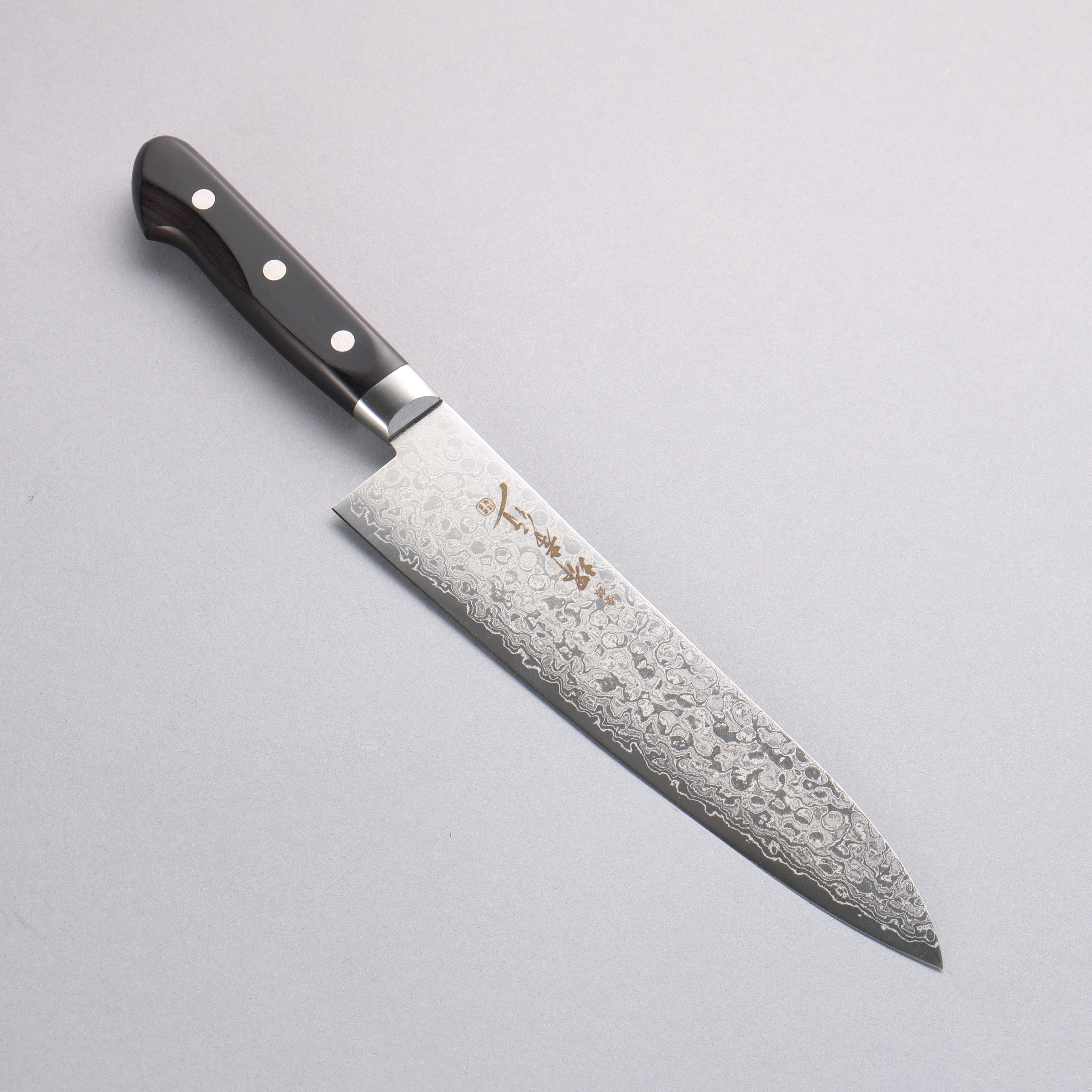 Sakai Takayuki AUS10 45 Layer Mirrored Finish Damascus Gyuto 210mm - Japanny - Best Japanese Knife