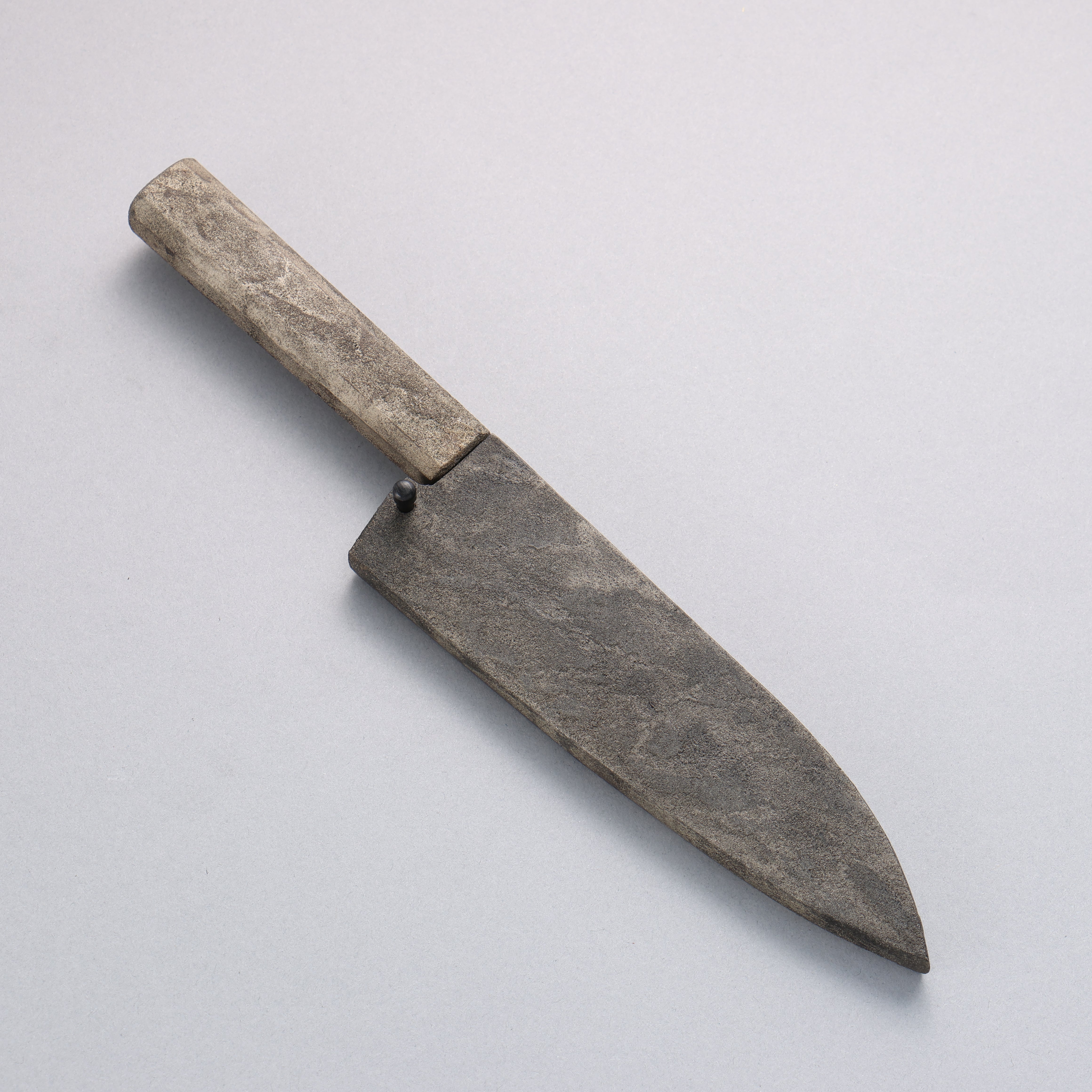 Yu Kurosaki x Wallace Wong SG2 Small Santoku 150mm & Bunka 170mm Set Ginryu Ishime Lacquered Oak Handle with Sheath - Japanny - Best Japanese Knife