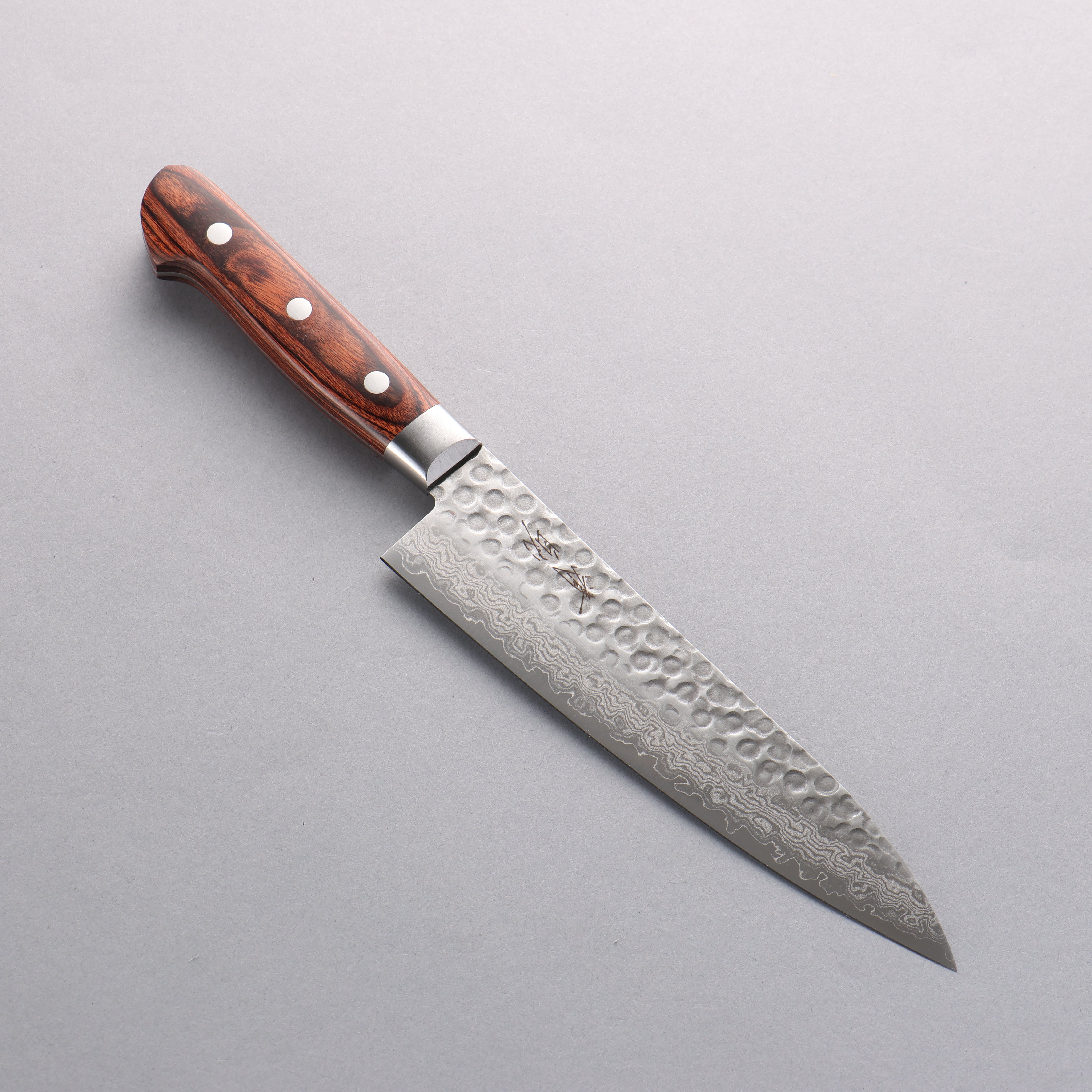 Seisuke VG10 17 Layer Damascus Gyuto 180mm Mahogany Handle - Japanny - Best Japanese Knife