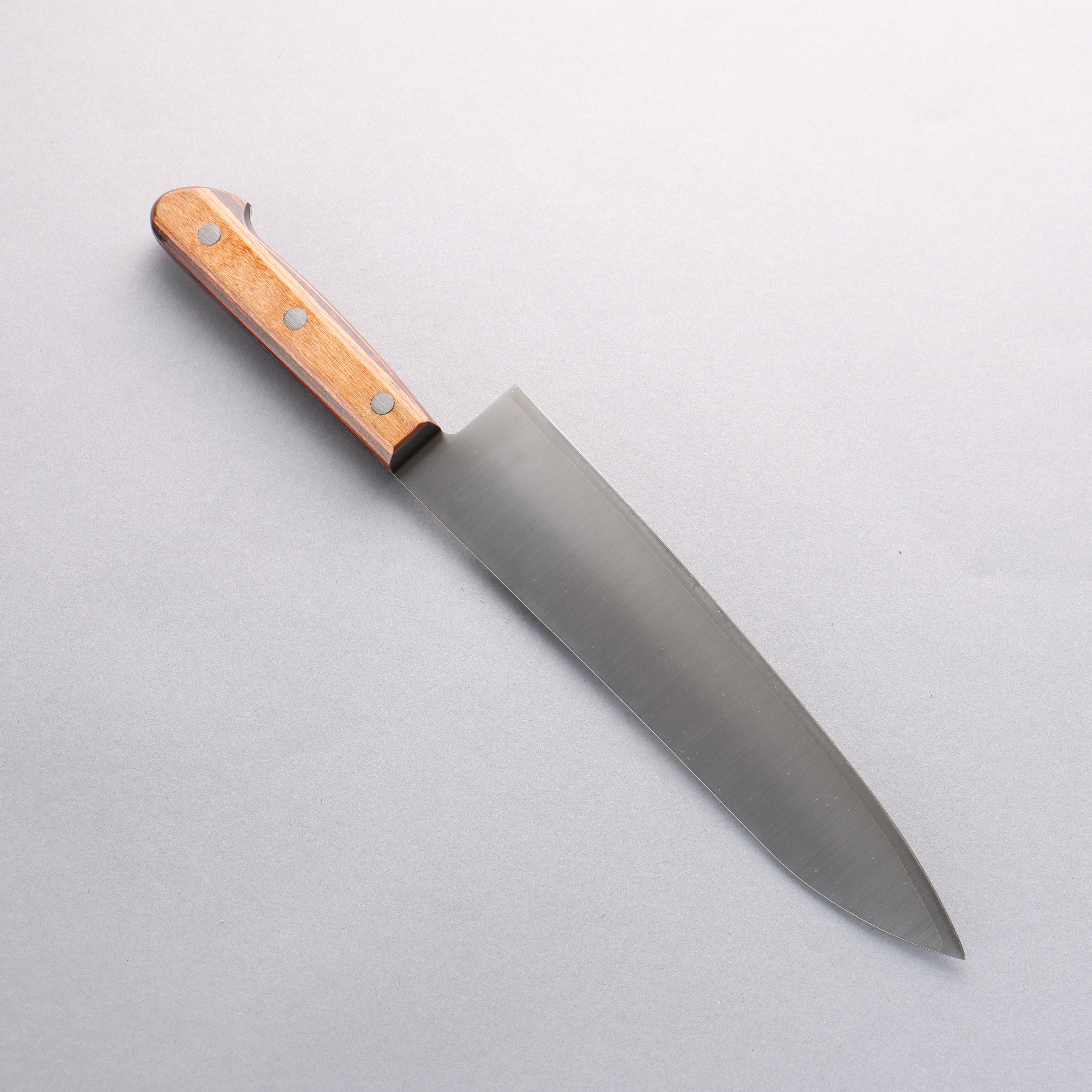Seisuke SLD Migaki Polish Finish Gyuto 210mm Light Brown Pakka wood Handle - Japanny - Best Japanese Knife