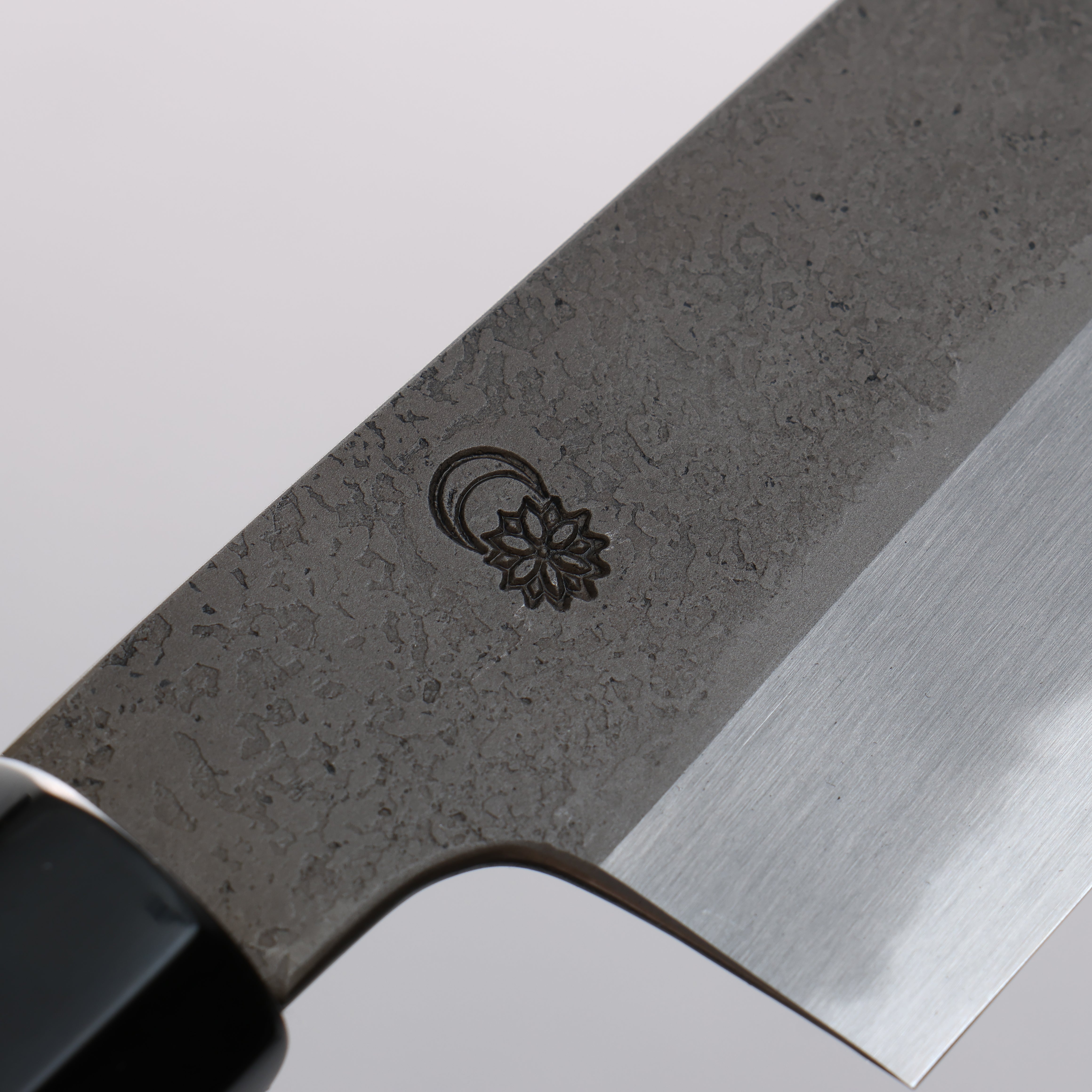 Kikuzuki White Steel No.2 Nashiji Gyuto 210mm Magnolia Handle - Japanny - Best Japanese Knife