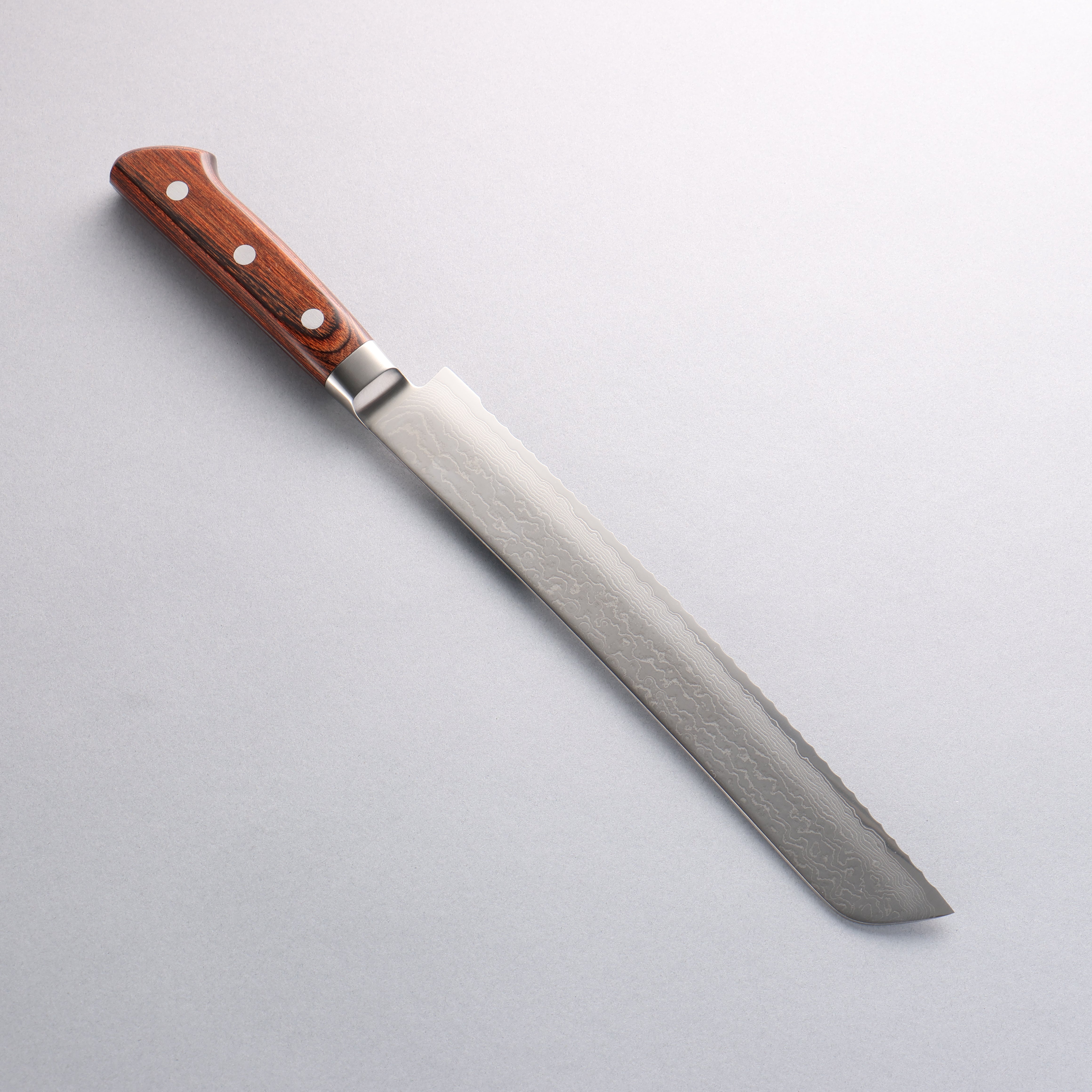 Tamahagane Kyoto 63 Layer Damascus Bread Slicer 230mm KP-1118 - Japanny - Best Japanese Knife