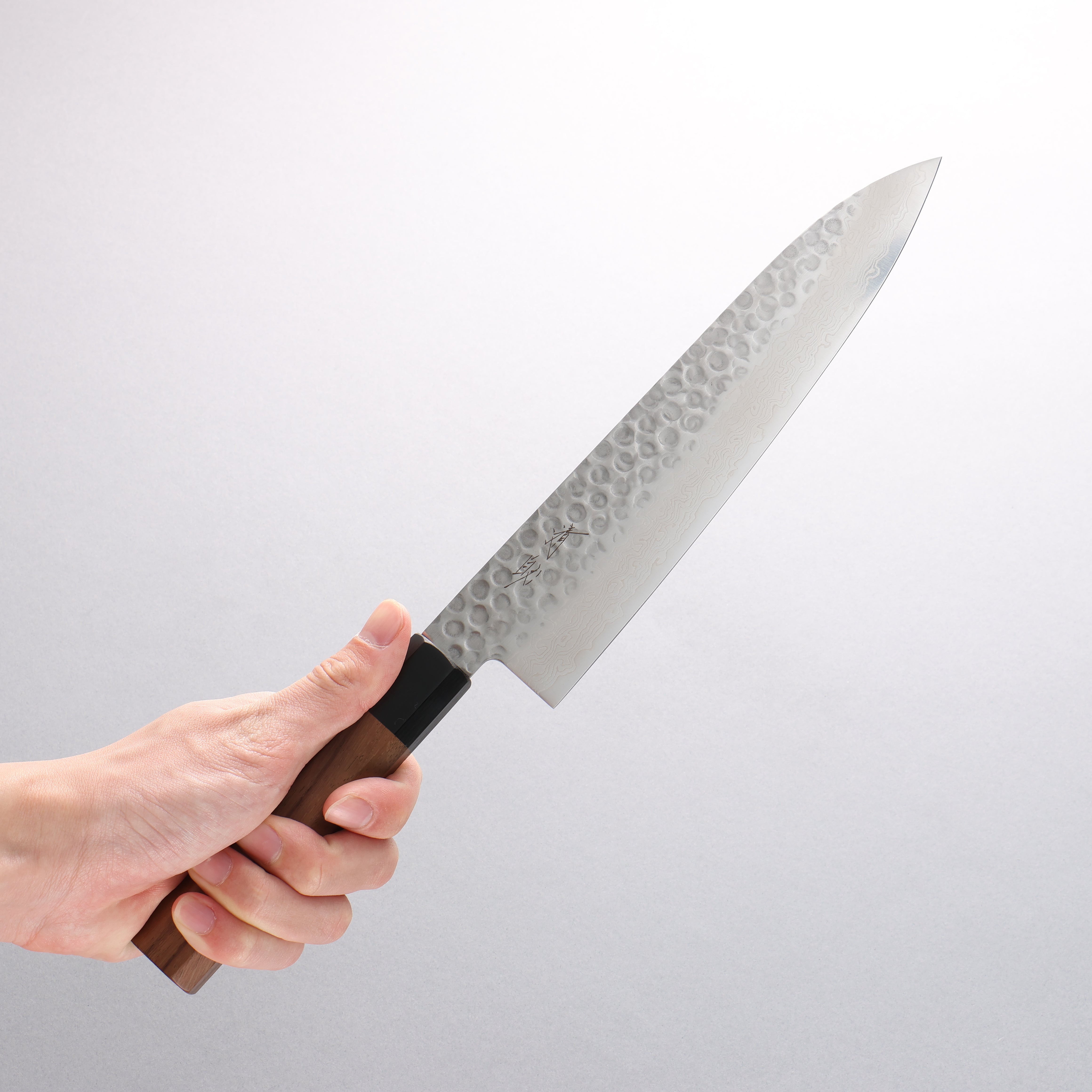 Seisuke AUS10 45 Layer Damascus Gyuto 210mm Shitan Handle - Japanny - Best Japanese Knife