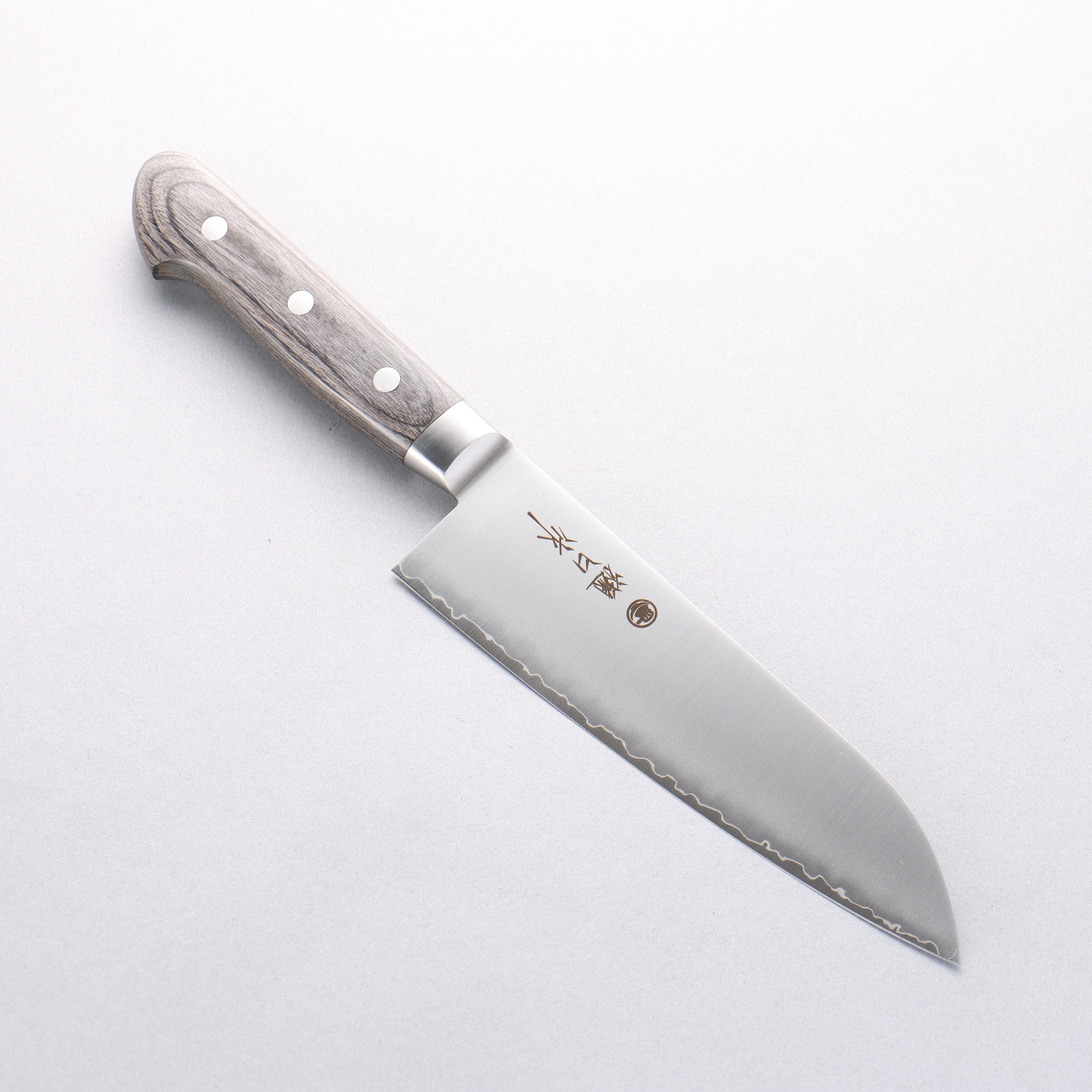 Higuchi SG2 Santoku 180mm Gray Pakka wood Handle - Japanny - Best Japanese Knife