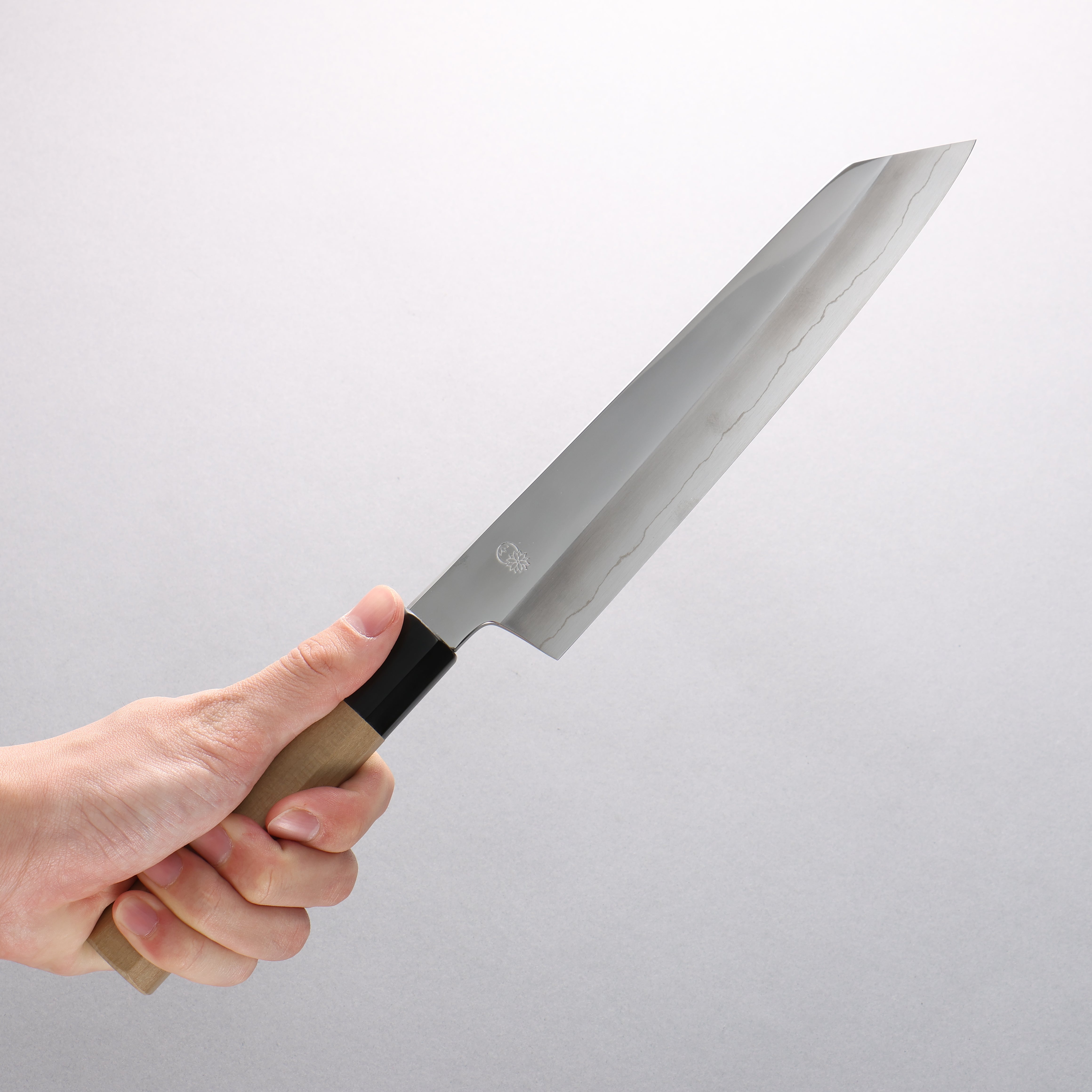 Choyo Silver Steel No.3 Mirrored Finish Kiritsuke Gyuto 210mm Magnolia Handle - Japanny - Best Japanese Knife