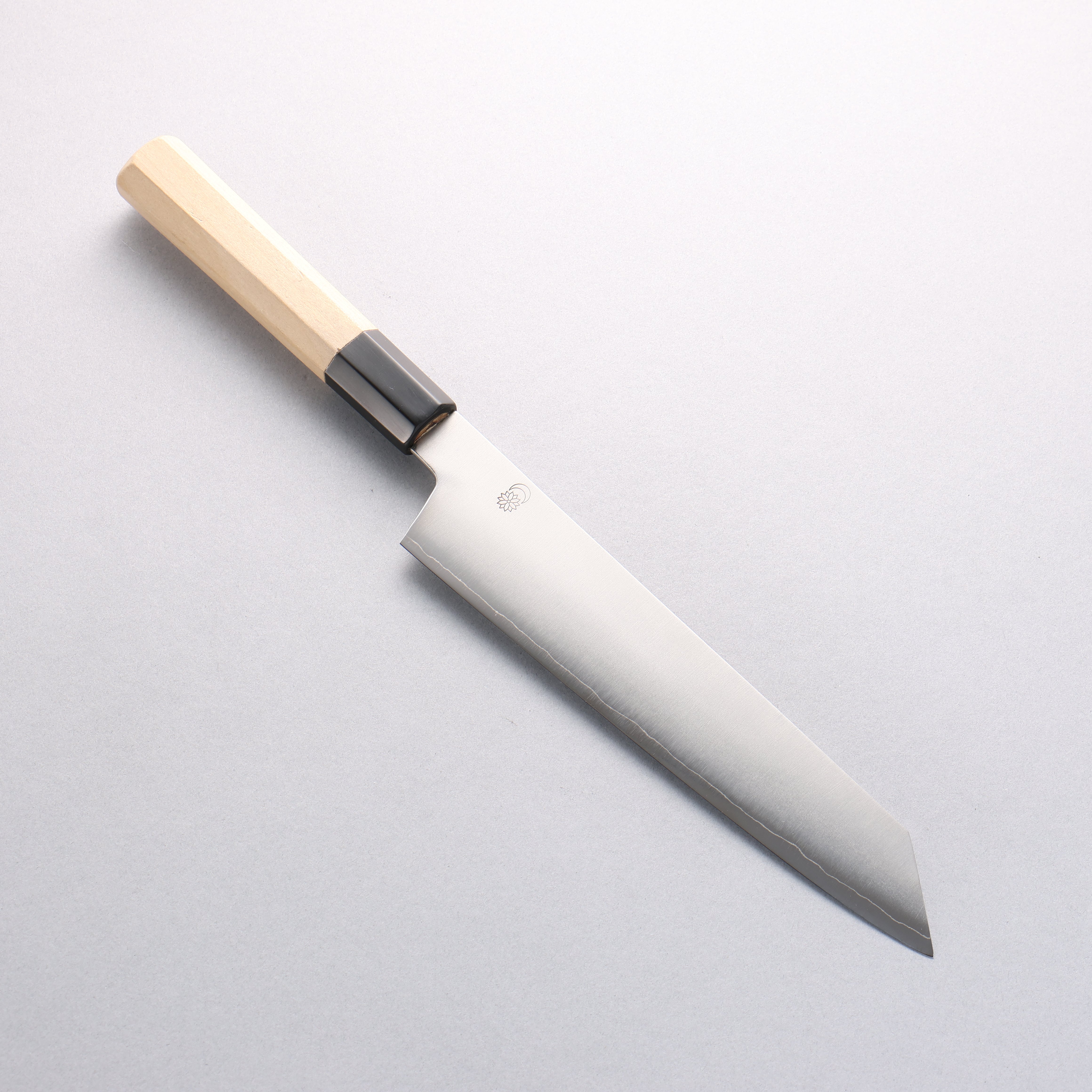 Kikuzuki Silver Steel No.3 Bokashi Kiritsuke Gyuto 210mm Magnolia Handle - Japanny - Best Japanese Knife