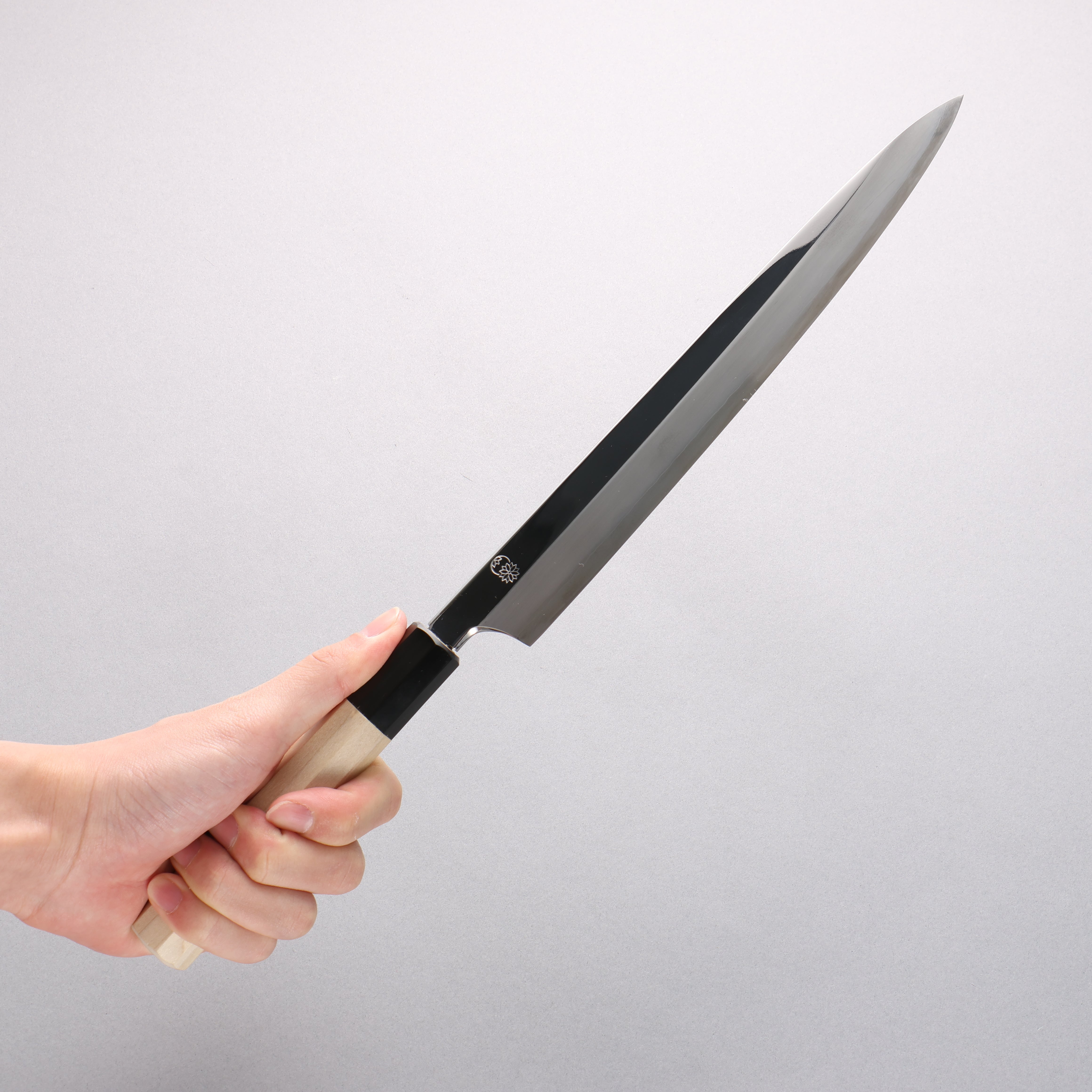 Choyo Silver Steel No.3 Mirrored Finish Yanagiba 240mm Magnolia Handle - Japanny - Best Japanese Knife