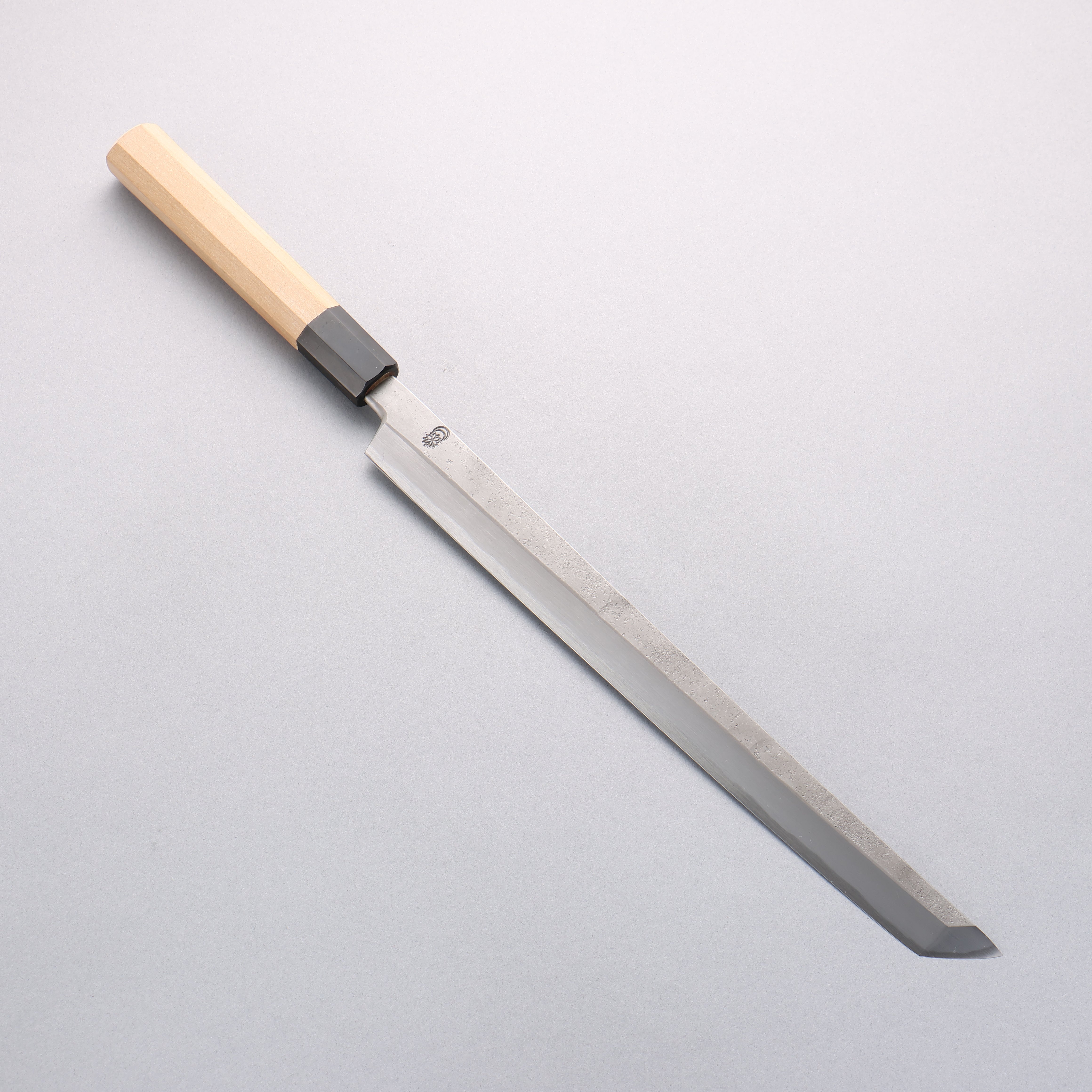 Kikuzuki White Steel No.2 Nashiji Sakimaru Takohiki 300mm Magnolia Handle - Japanny - Best Japanese Knife