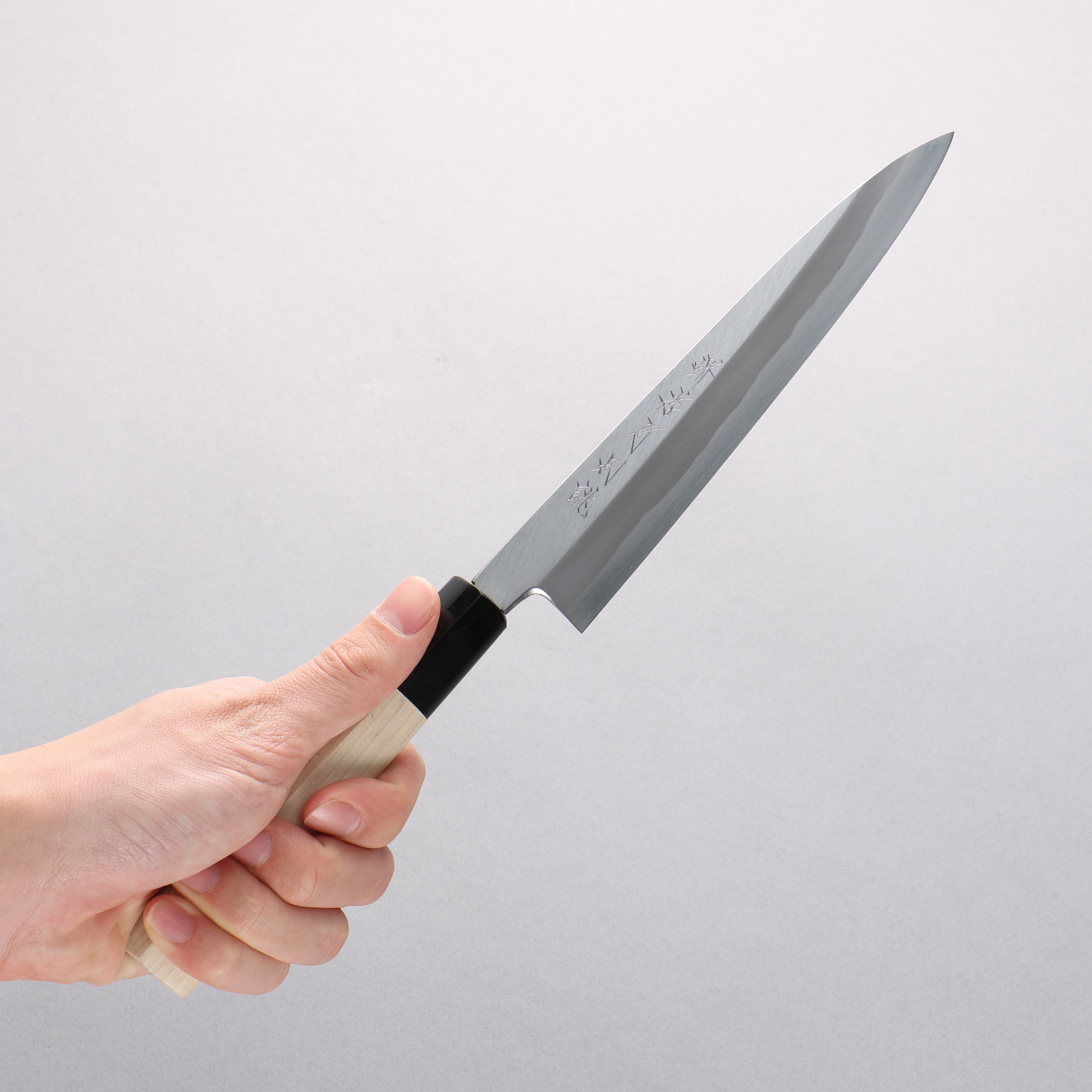 Sakai Takayuki Tokujyo White Steel No.2 Petty-Utility 180mm Magnolia Handle - Japanny - Best Japanese Knife