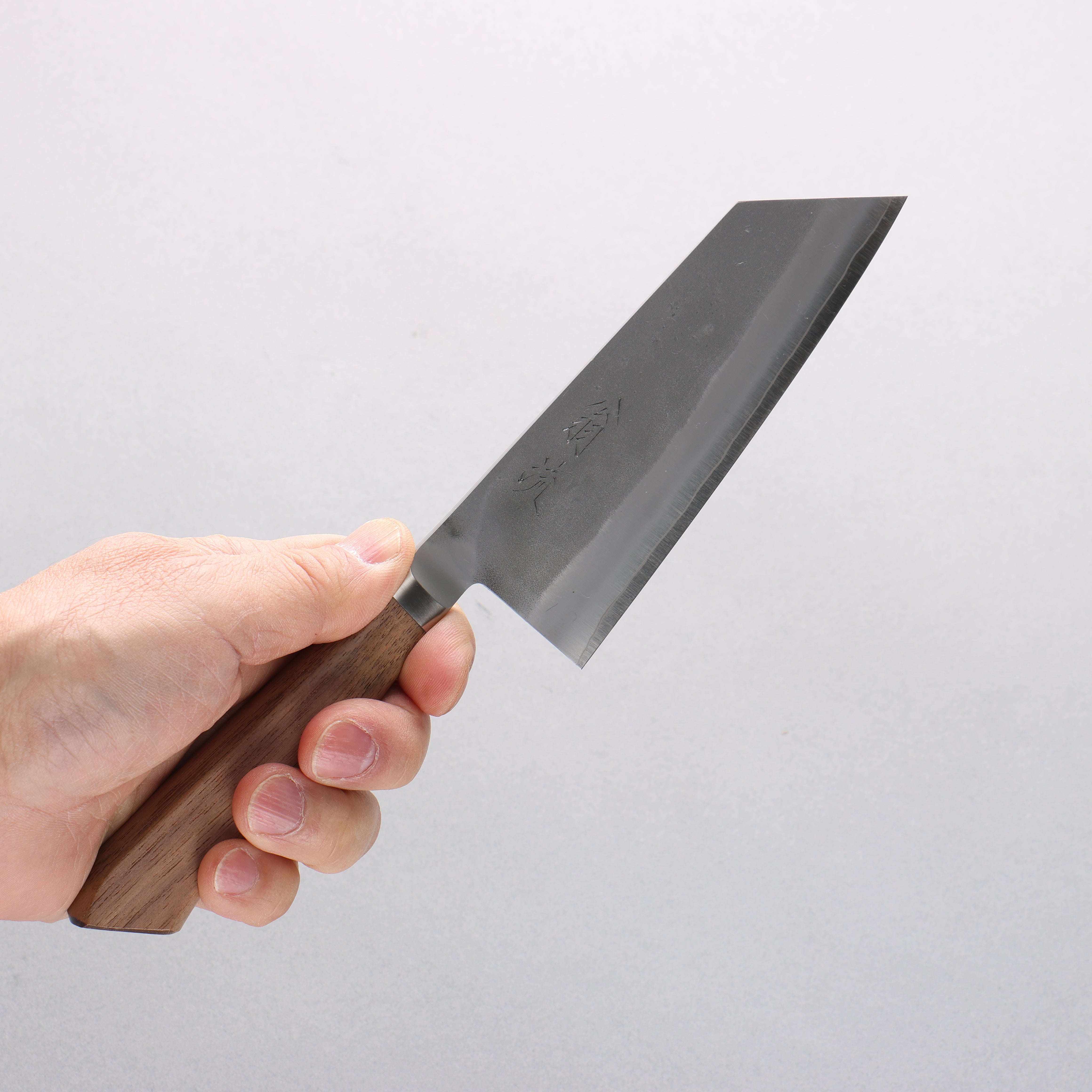 Oul SLD Nashiji Small Bunka 125mm Walnut Handle - Japanny - Best Japanese Knife