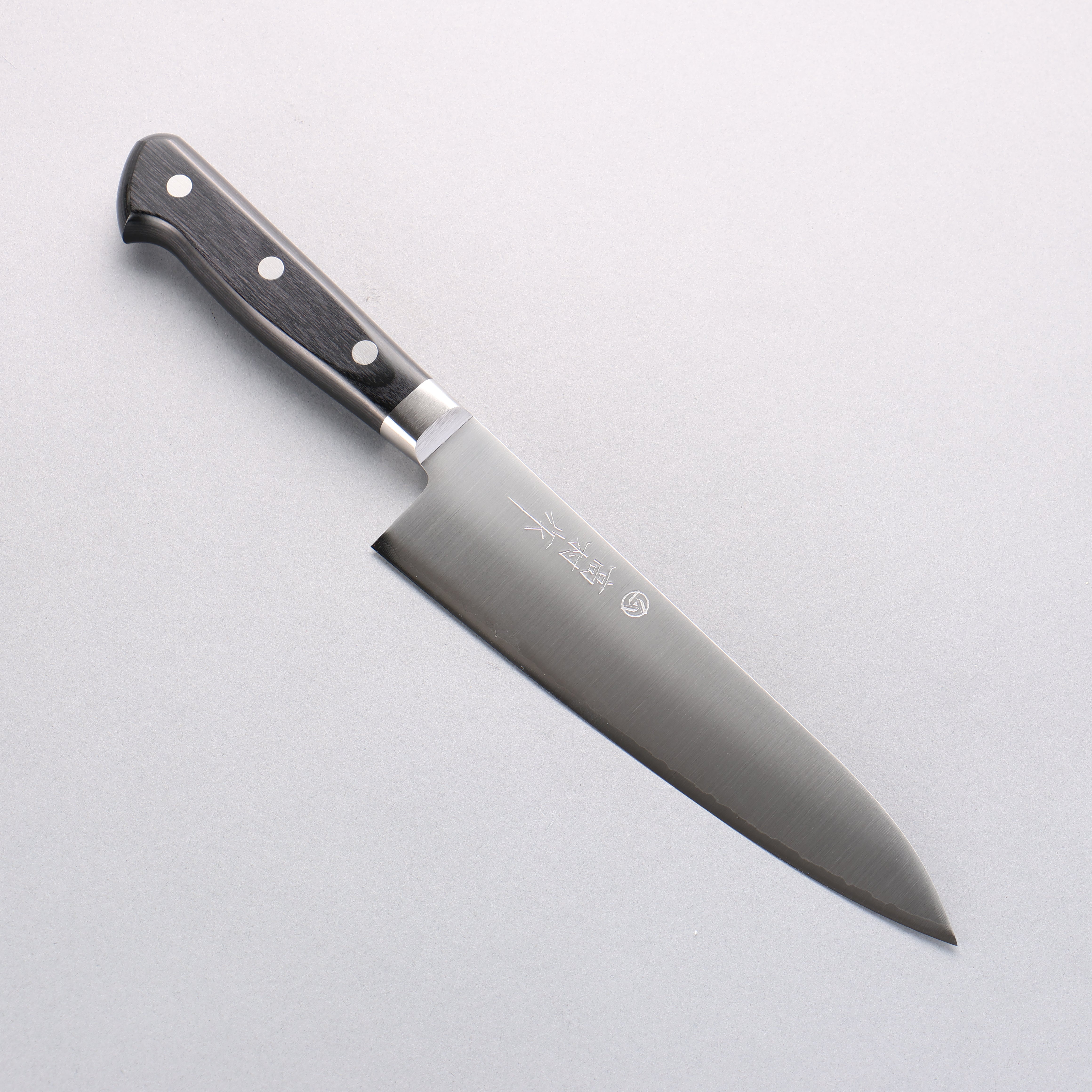 Takamura Knives VG10 Migaki Finished Gyuto 180mm Black Pakka wood Handle - Japanny - Best Japanese Knife