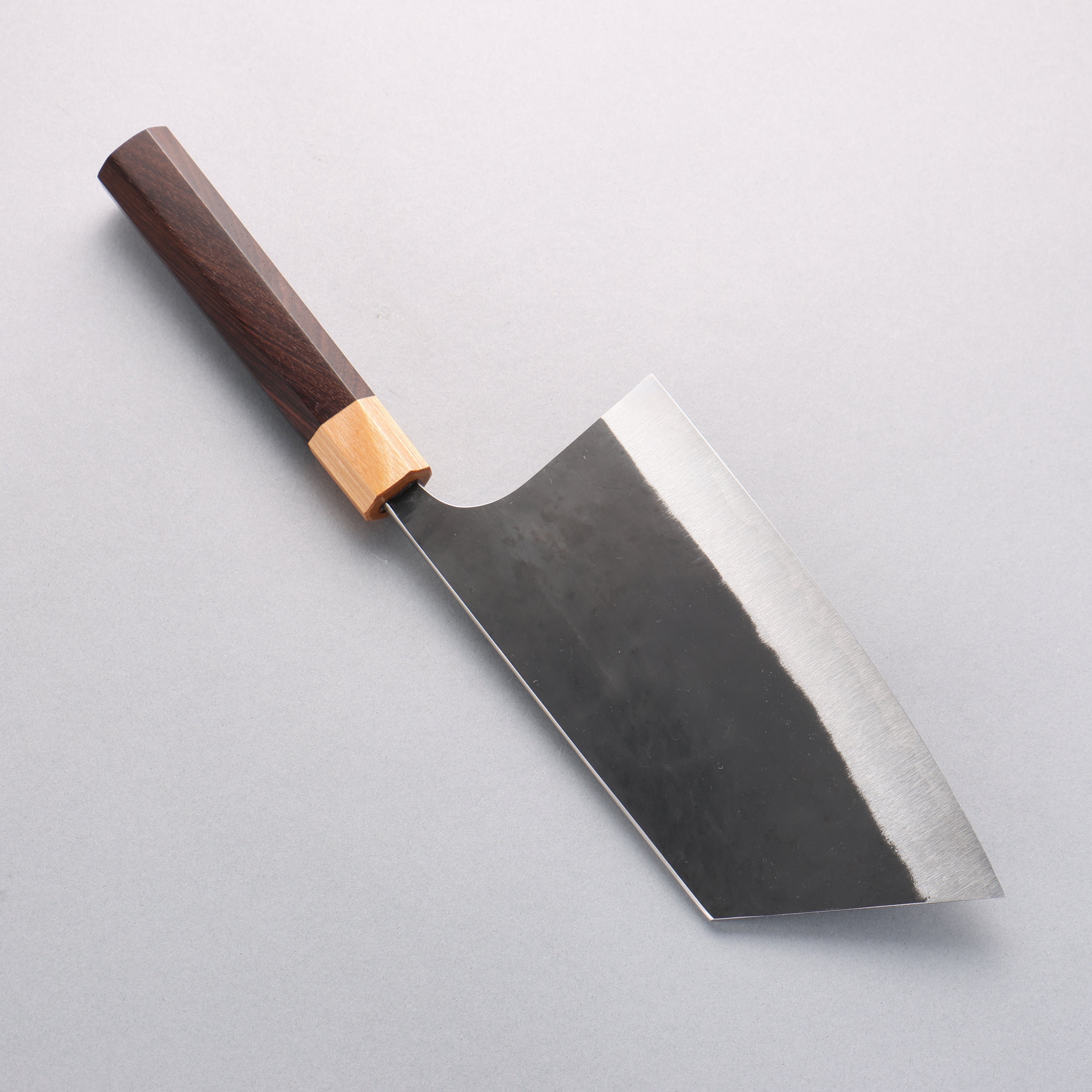Tinker Blue Super Black Finished 180mm Rosewood Handle Tank - Japanny - Best Japanese Knife