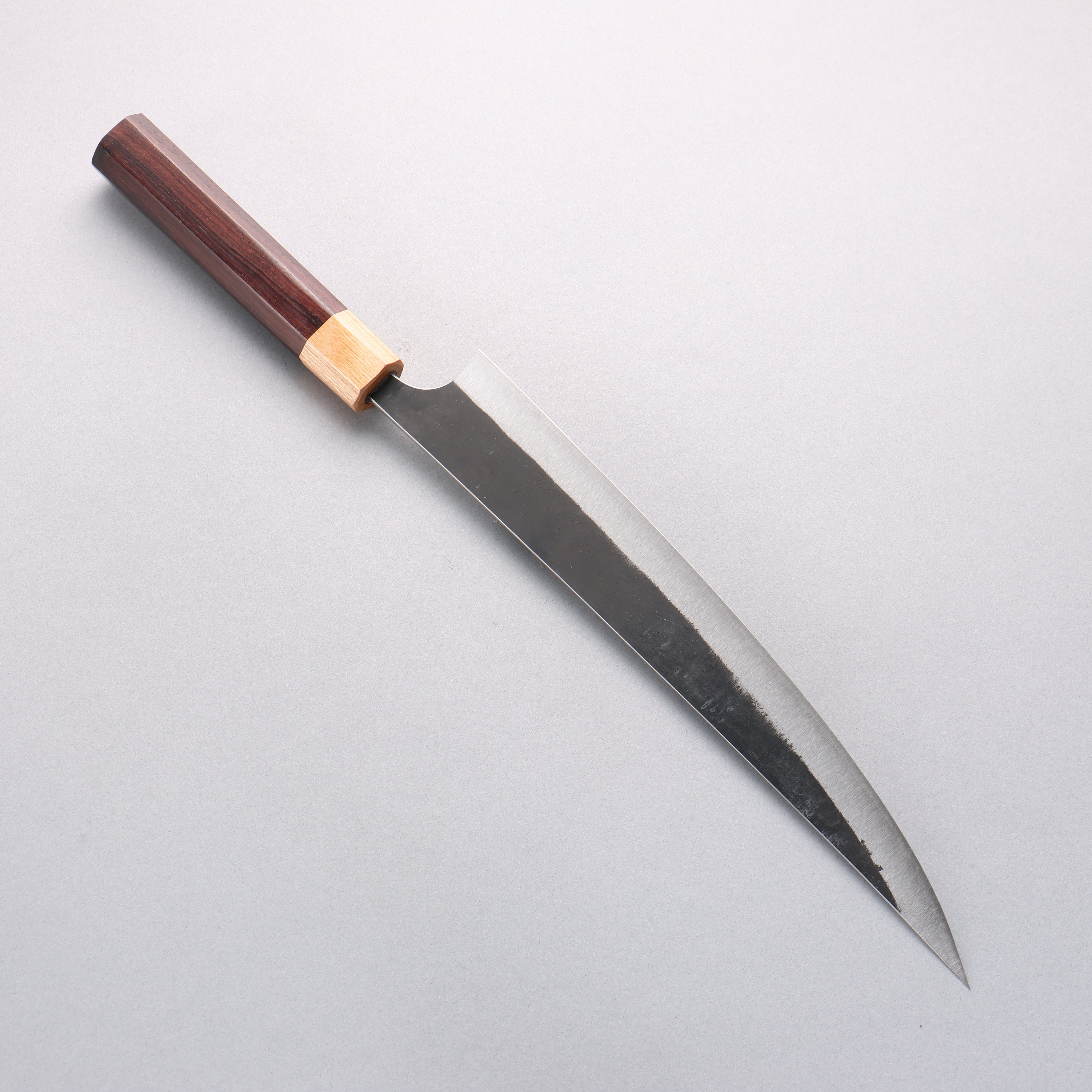 Tinker Blue Super Black Finished 270mm Rosewood Handle Sabre - Japanny - Best Japanese Knife