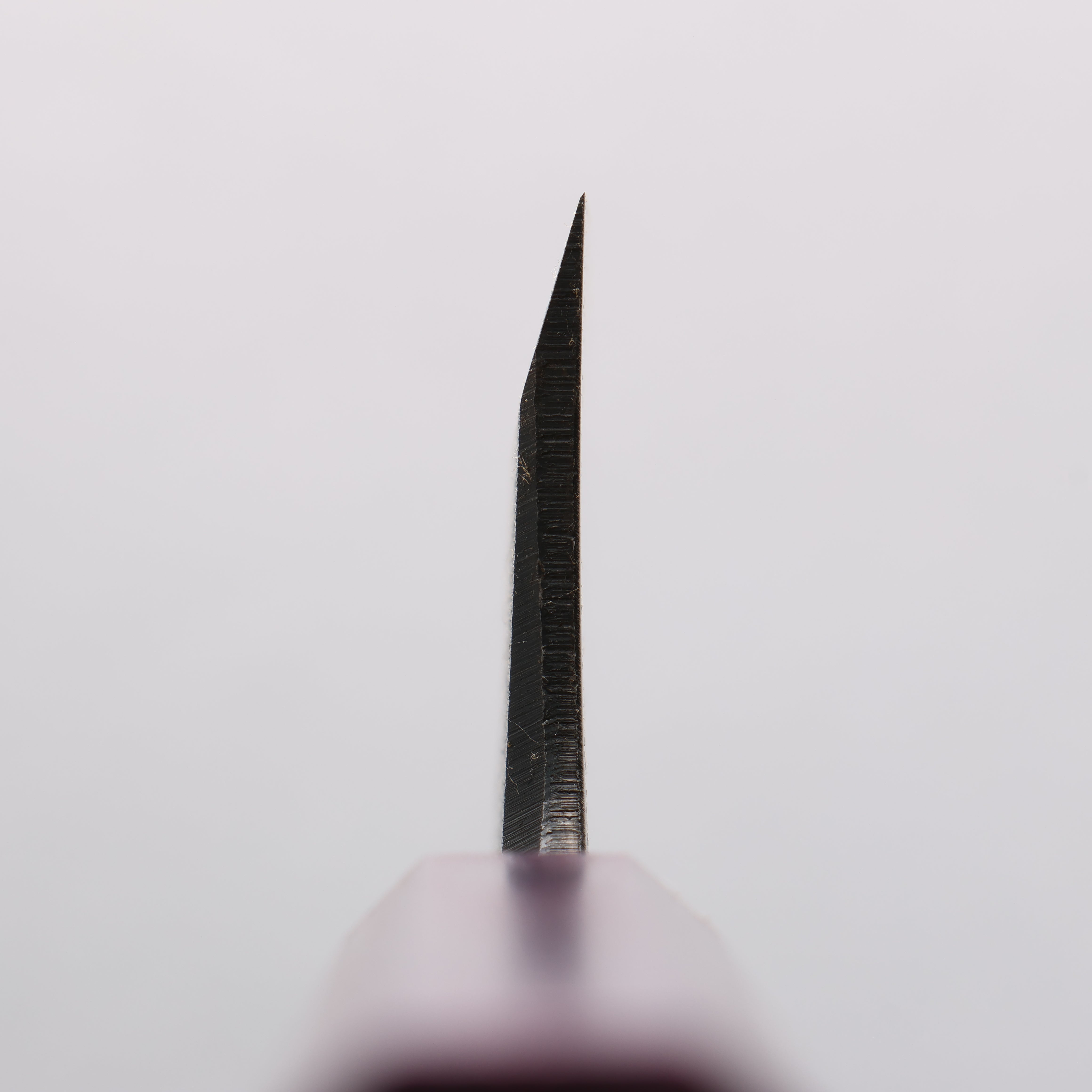 Seisuke White Steel No.2 Kurouchi Deba 135mm Purple Lacquered Handle - Japanny - Best Japanese Knife