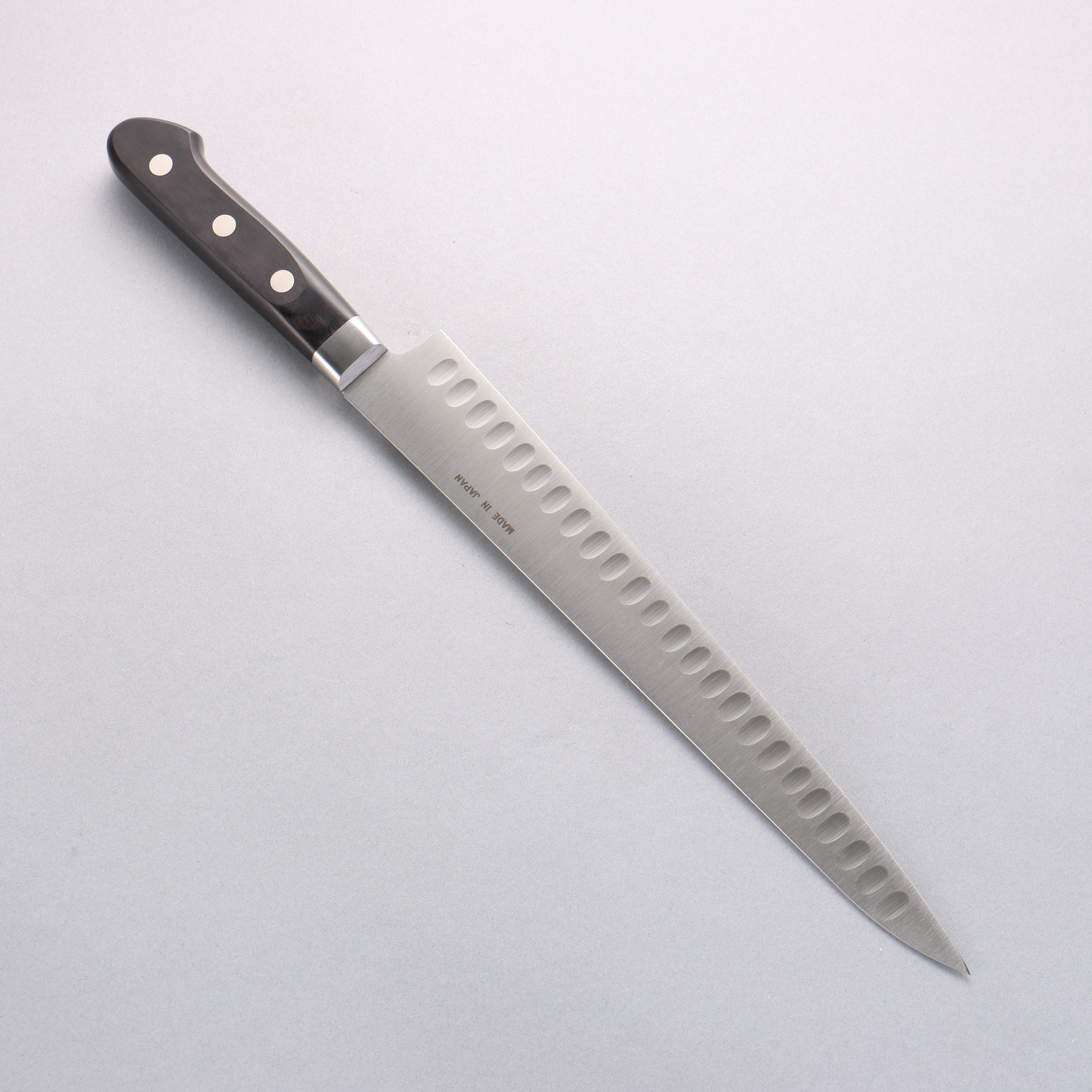 Seisuke Swedish Steel-stn Sujihiki Salmon 270mm Black Pakka wood Handle - Japanny - Best Japanese Knife
