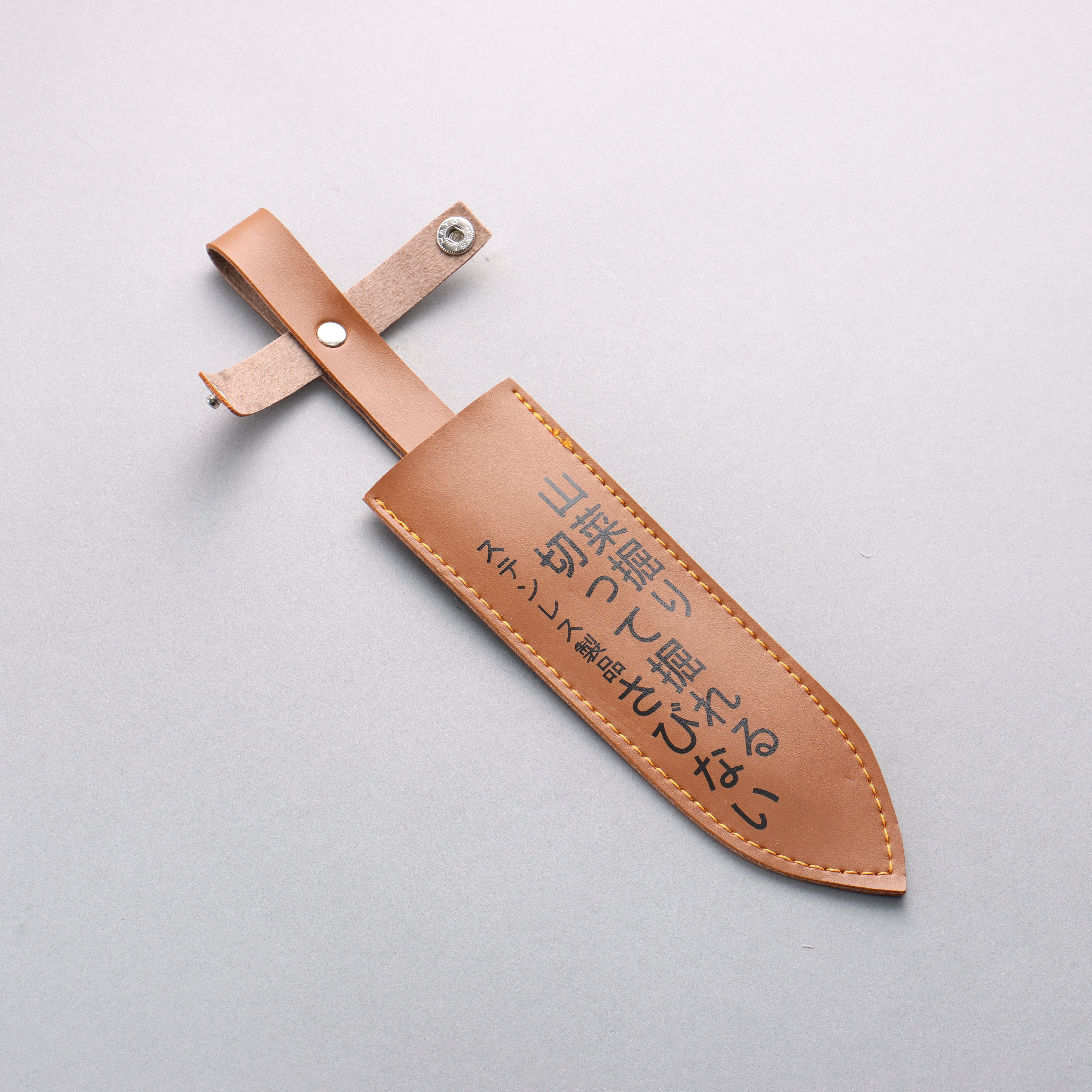 Bonsai Stainless Steel Wild vegetable digging saw blade with Sheath 170mm - Japanny - Best Japanese Knife