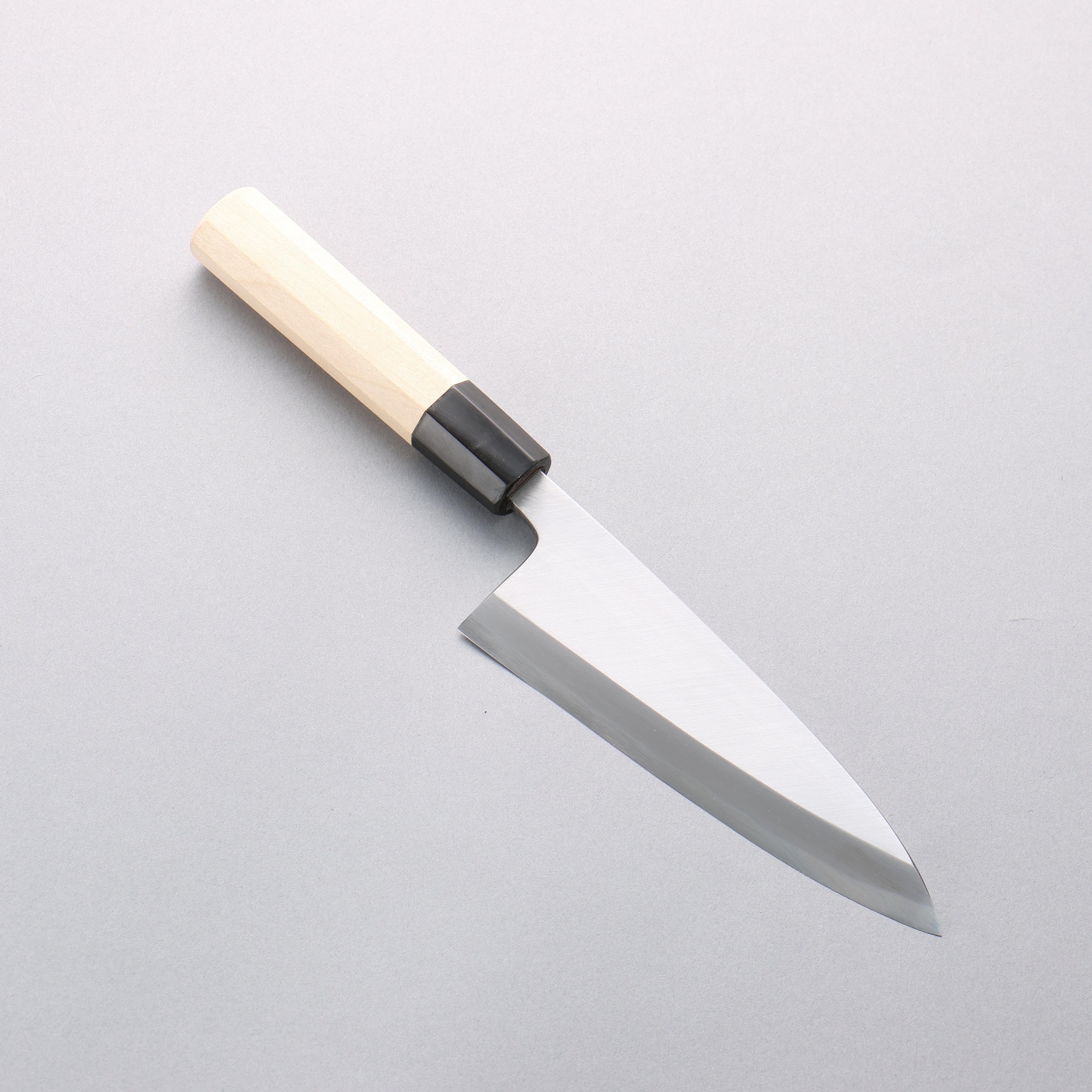 Minamoto Akitada Blue Steel No.2 Aideba 150mm Magnolia (Ferrule: Water Buffalo Horn) Handle - Japanny - Best Japanese Knife